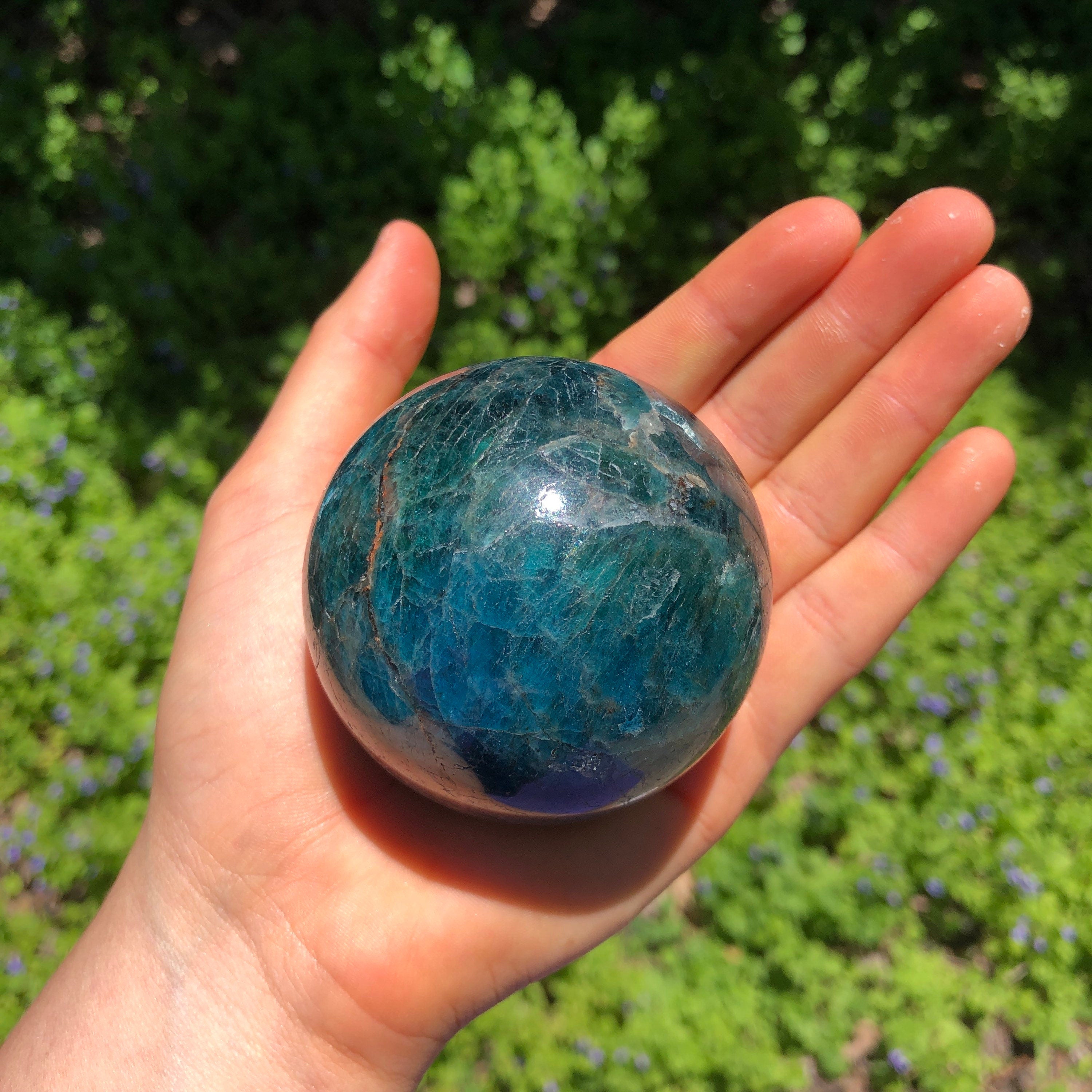 Apatite Stone Crystal Ball 60mm