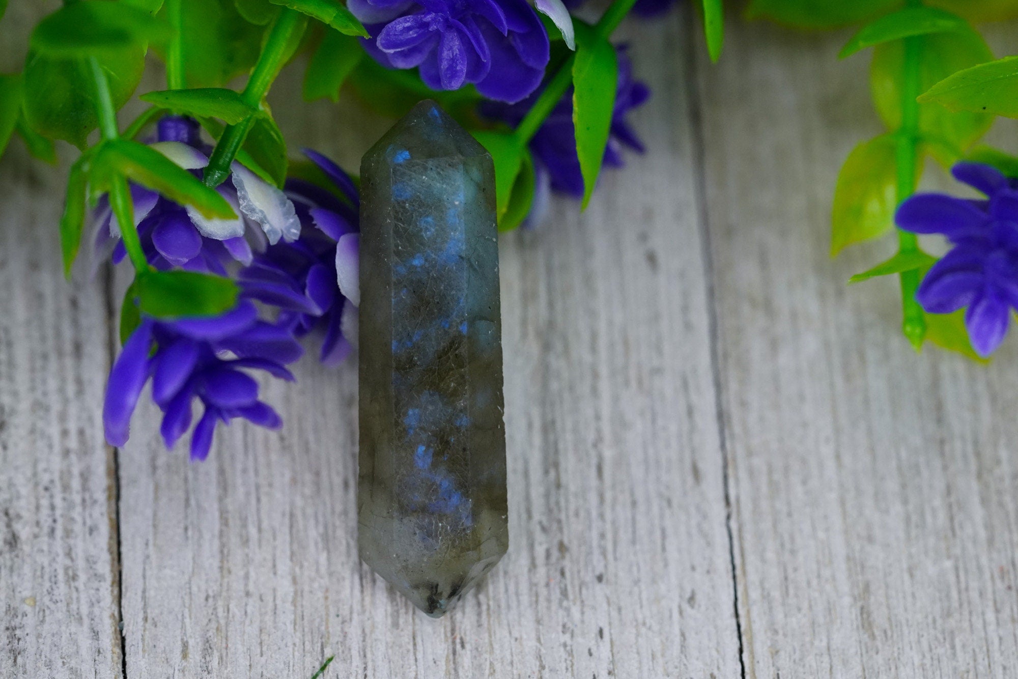 Labradorite Double Terminated Crystals