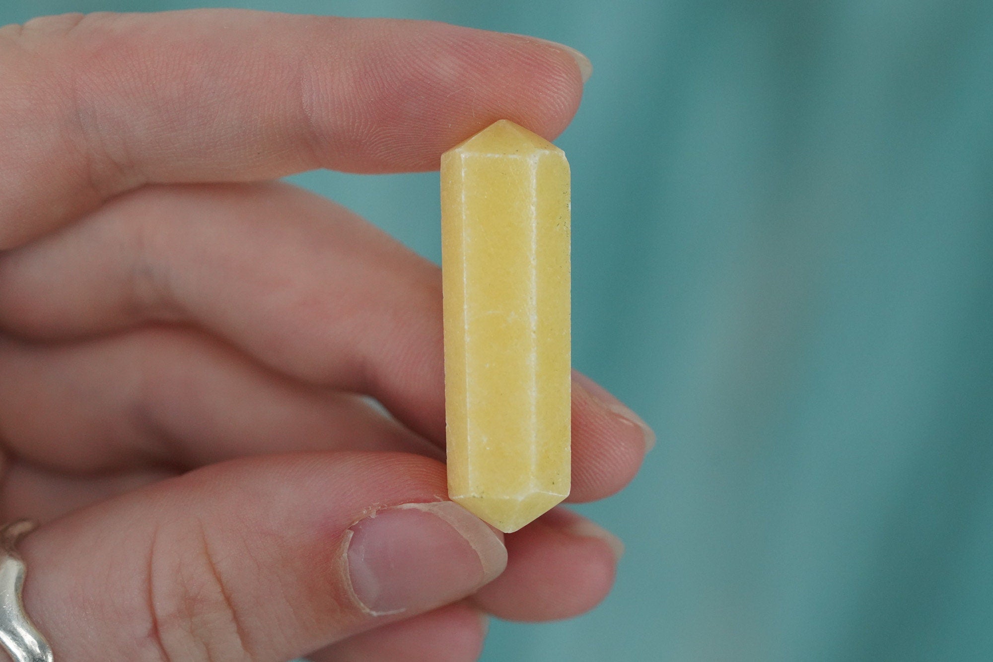 Yellow Aventurine Double Terminated Crystal