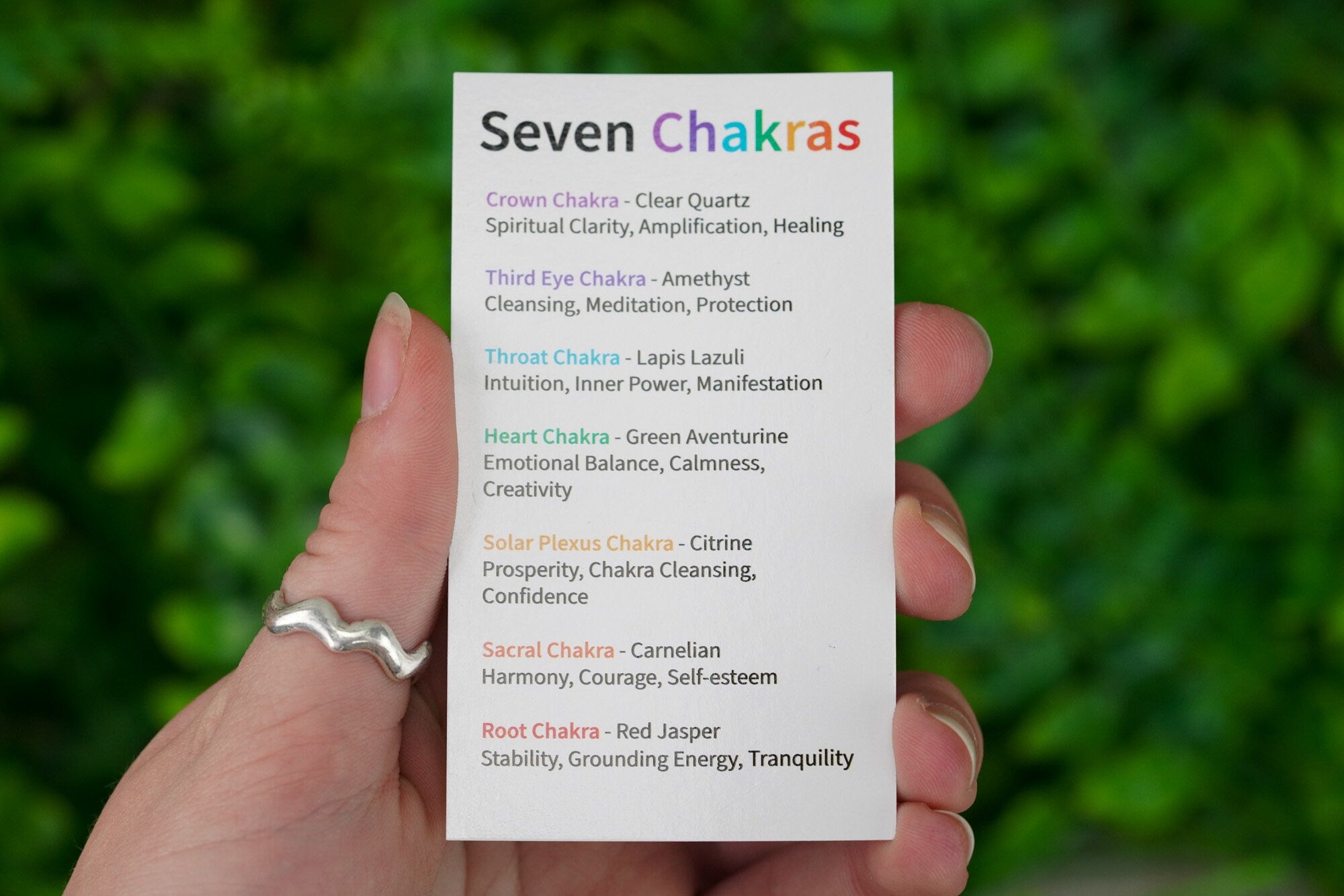 Seven Chakra Tumbled Chip Set