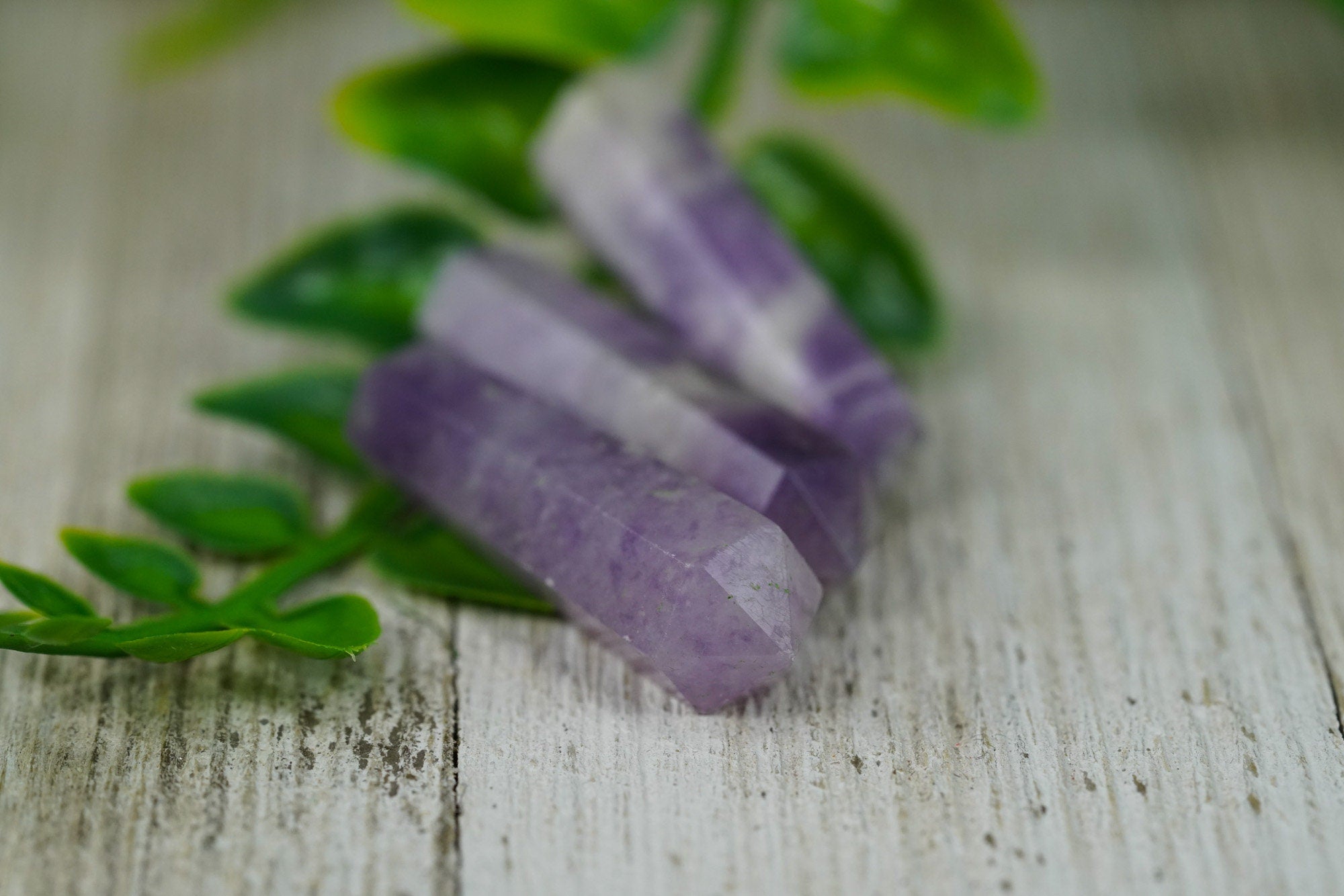 Lepidolite Double Terminated Crystals