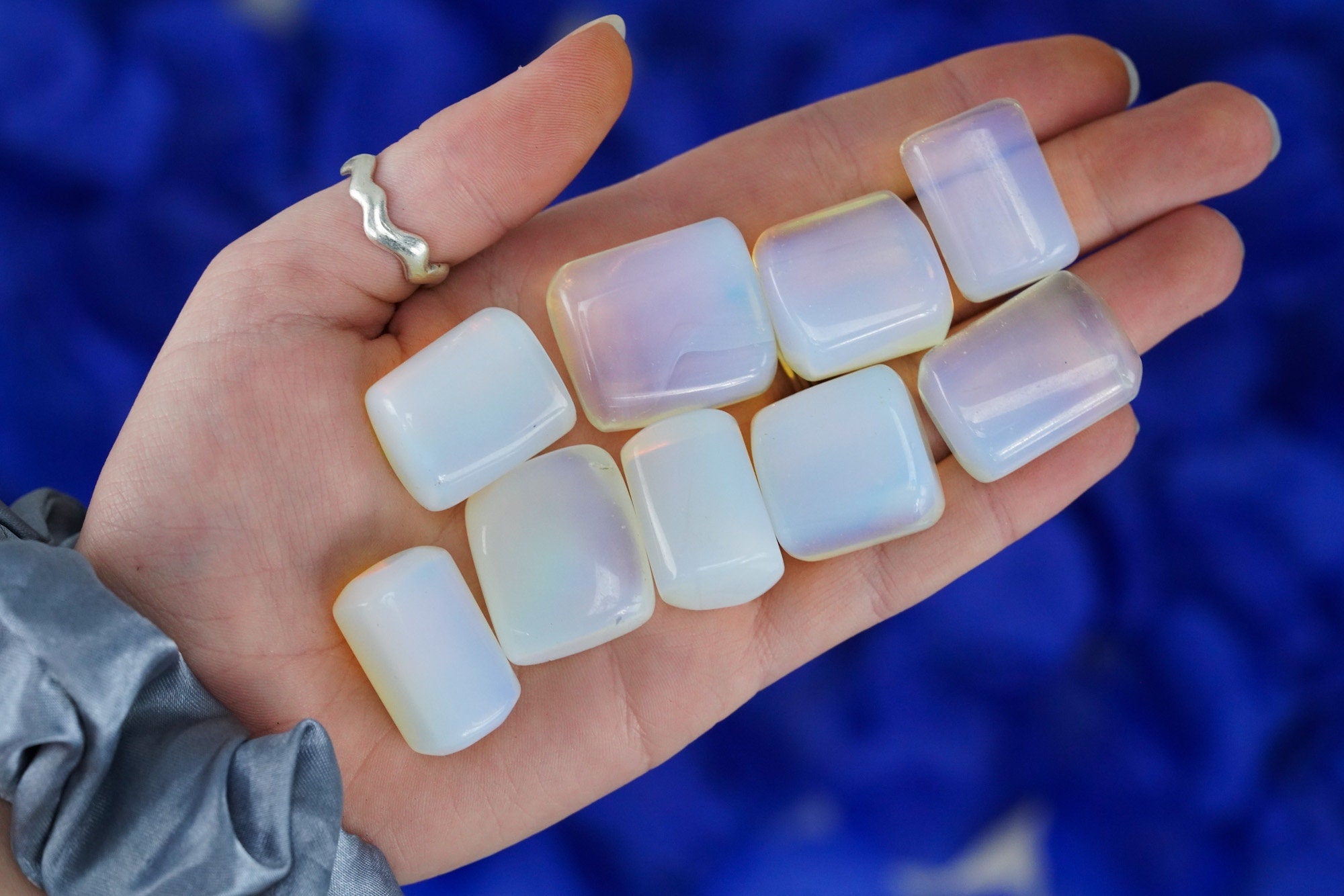 Tumbled opalite Polished Stone