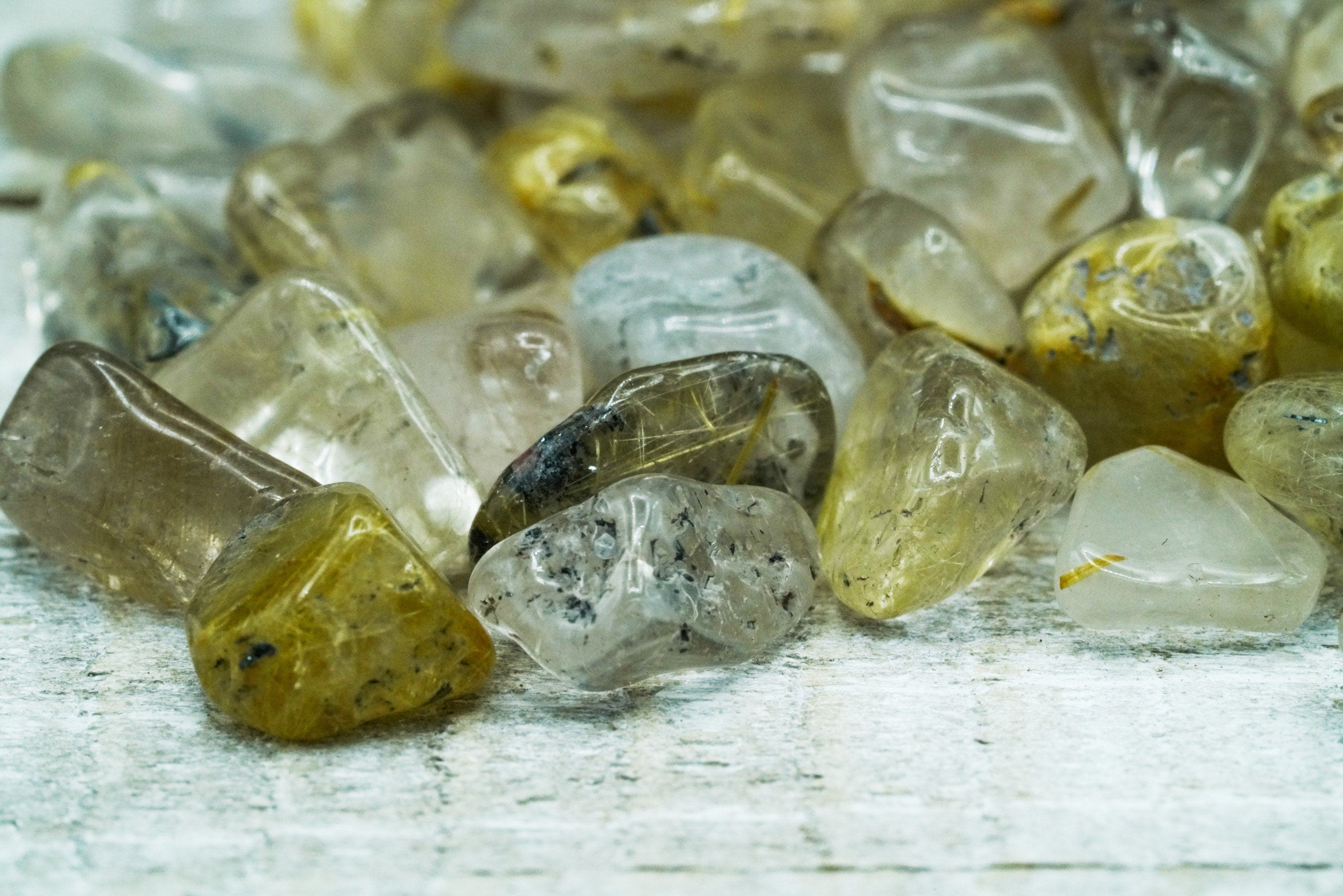 Golden Healer Quartz Crystal Chips