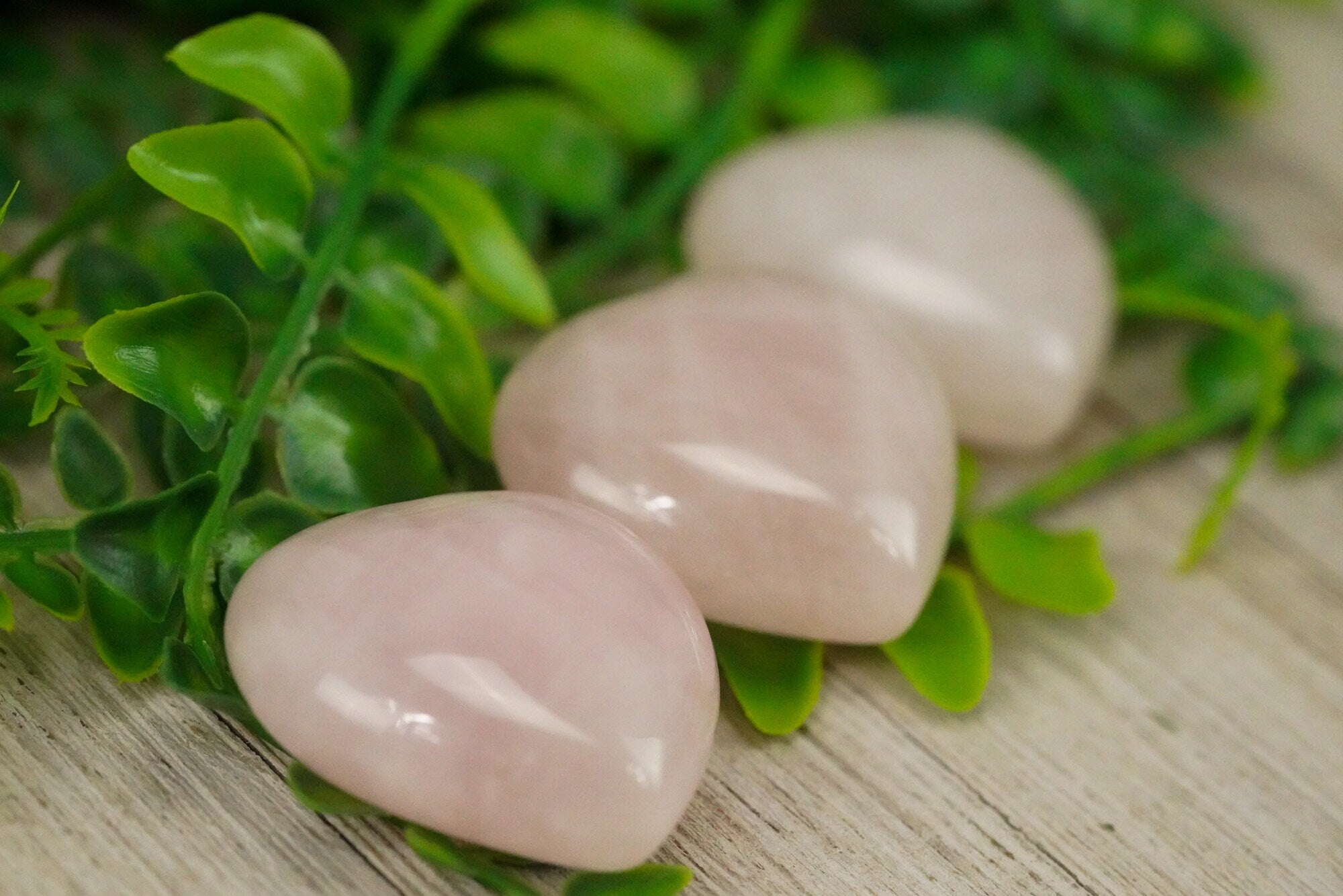 Large Rose Quartz Crystal Heart