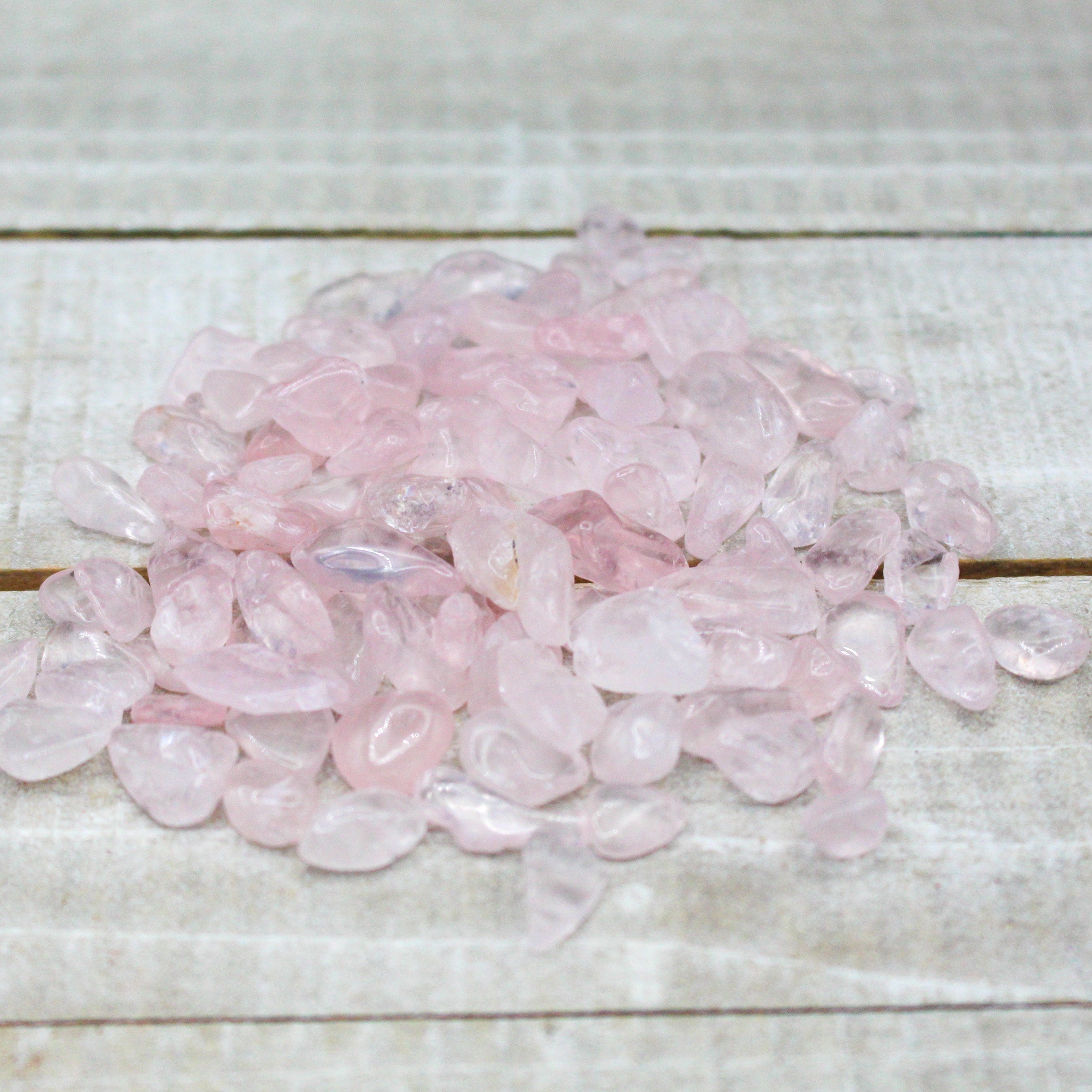 Rose Quartz Tumbled Crystal Chips