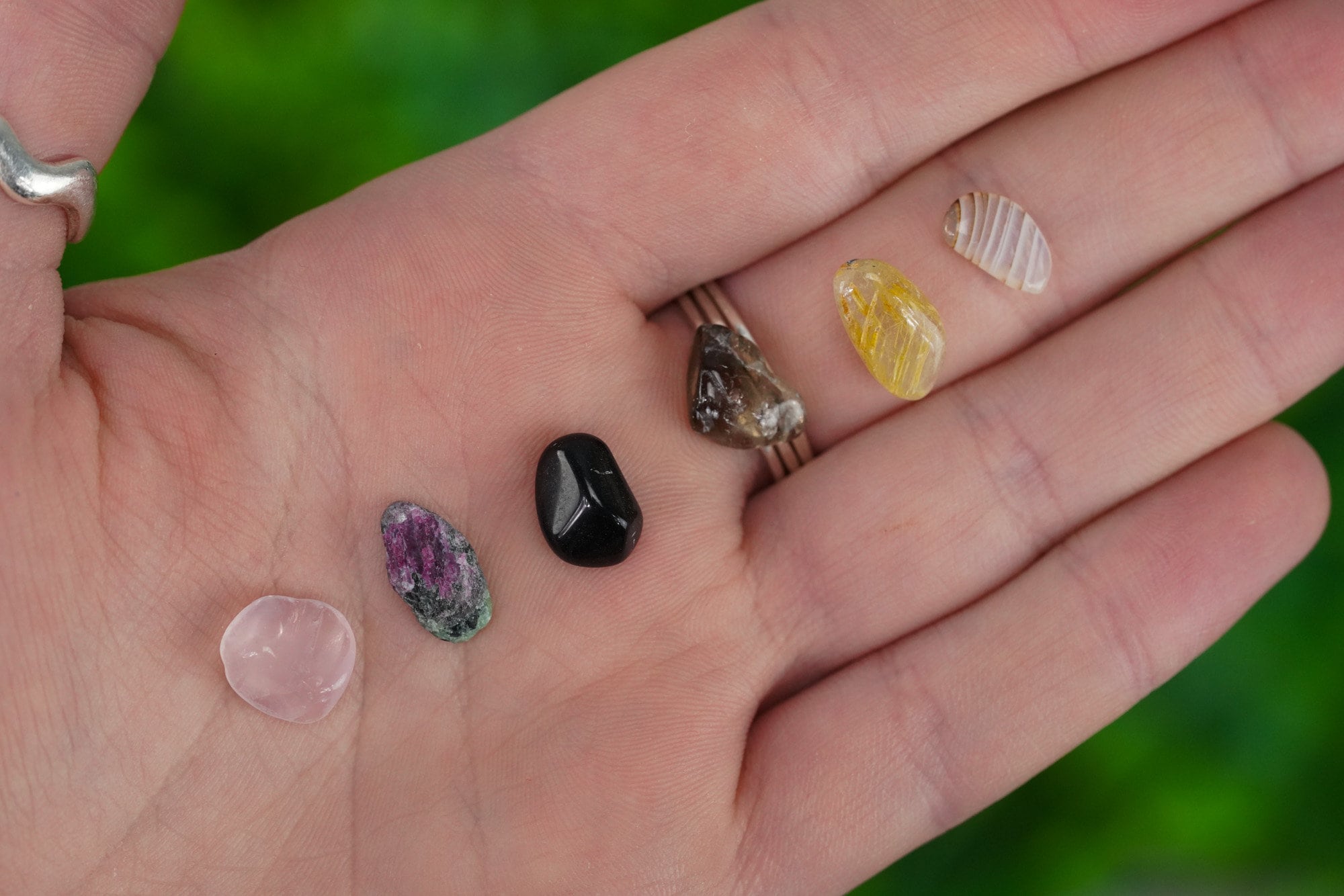 Inner Peace Tumbled Chip Crystal Set