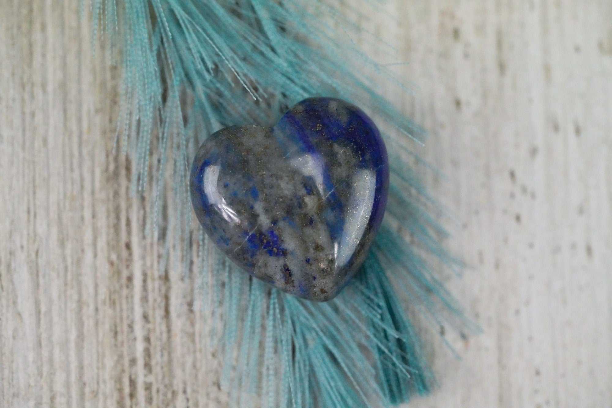 Small Lapis Lazuli Crystal Heart