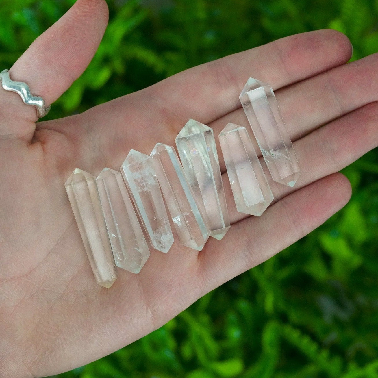 Clear Quartz Double Terminated Crystals