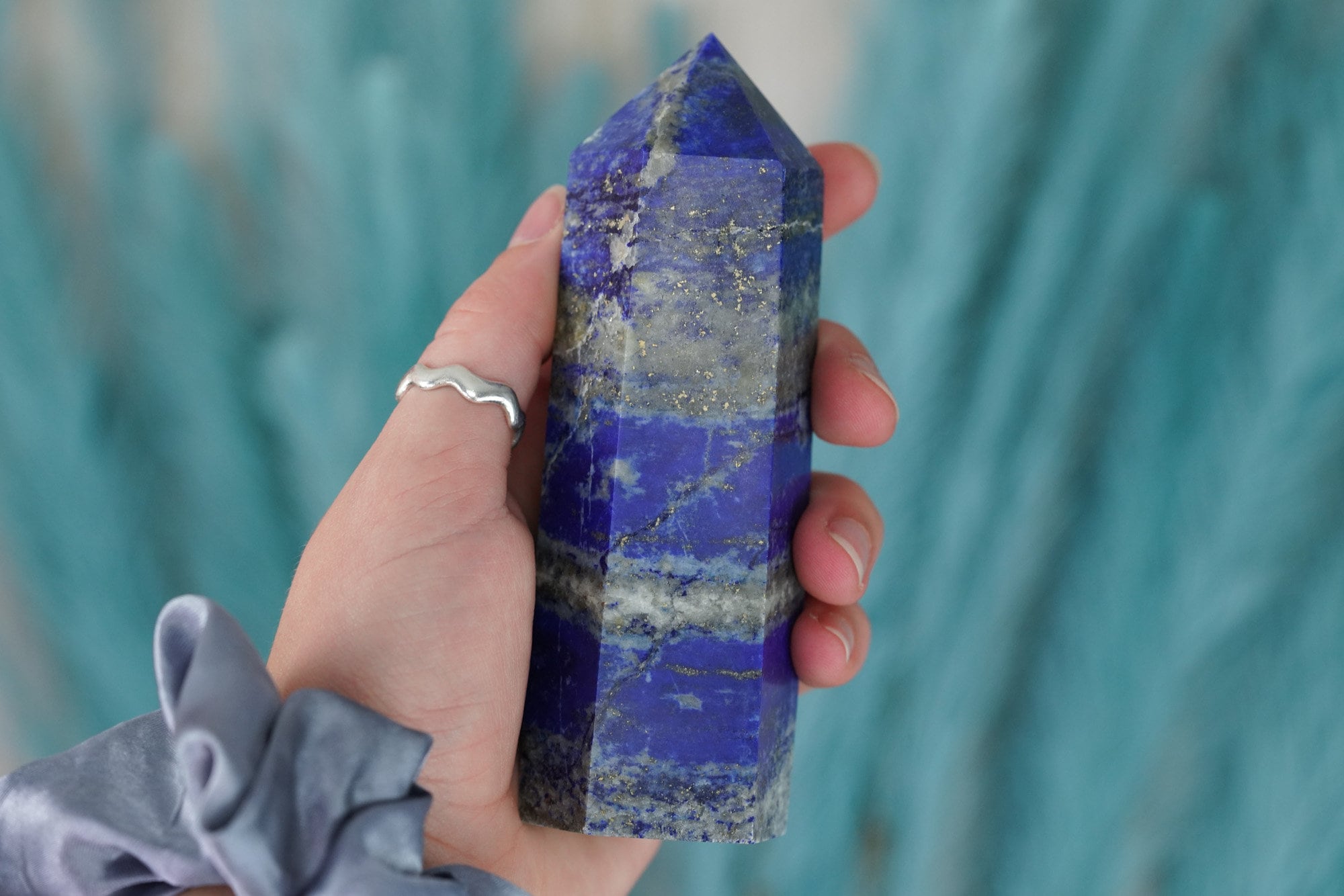 Large Lapis Lazuli Crystal Tower