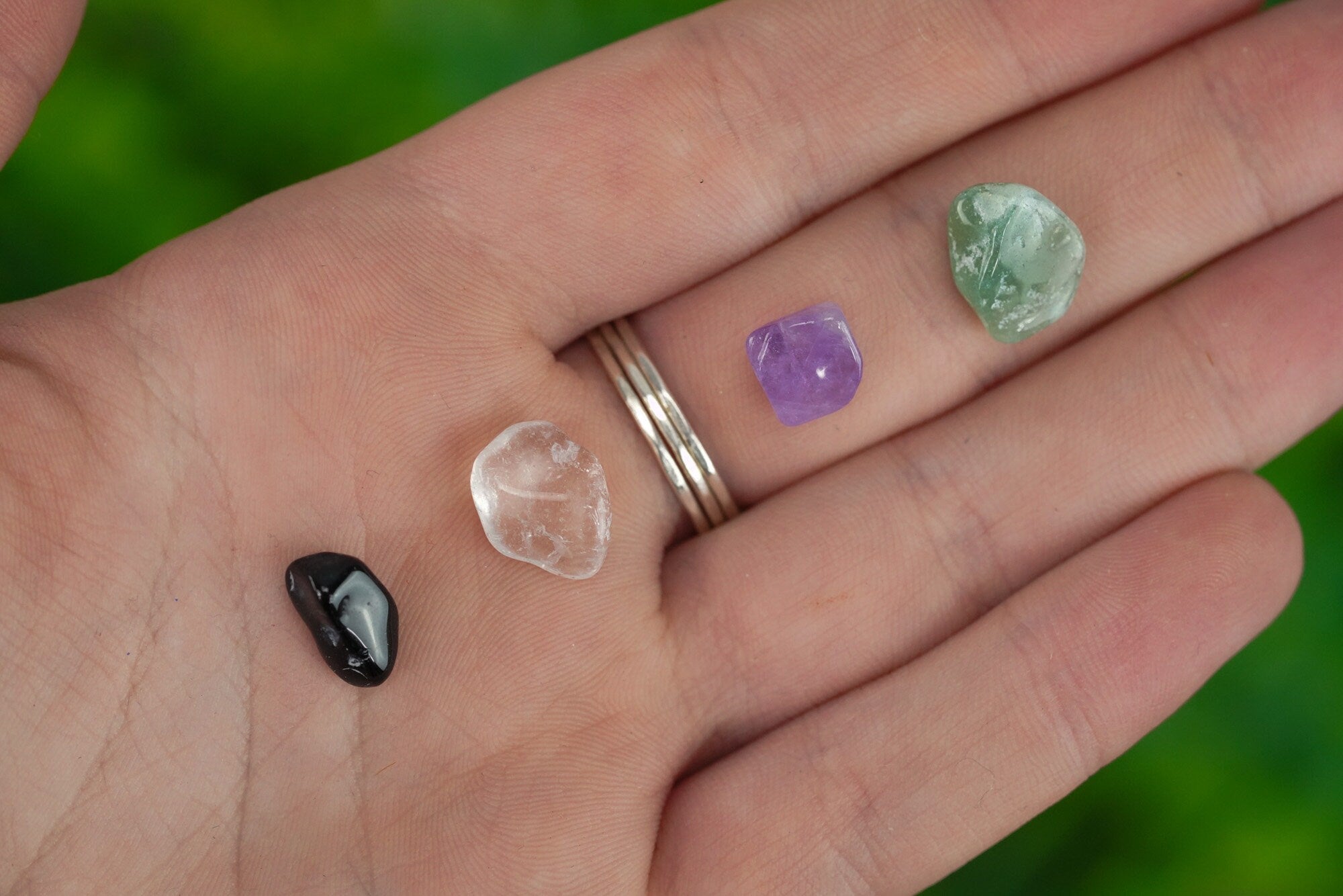 Calming Tumbled Chip Crystal Set