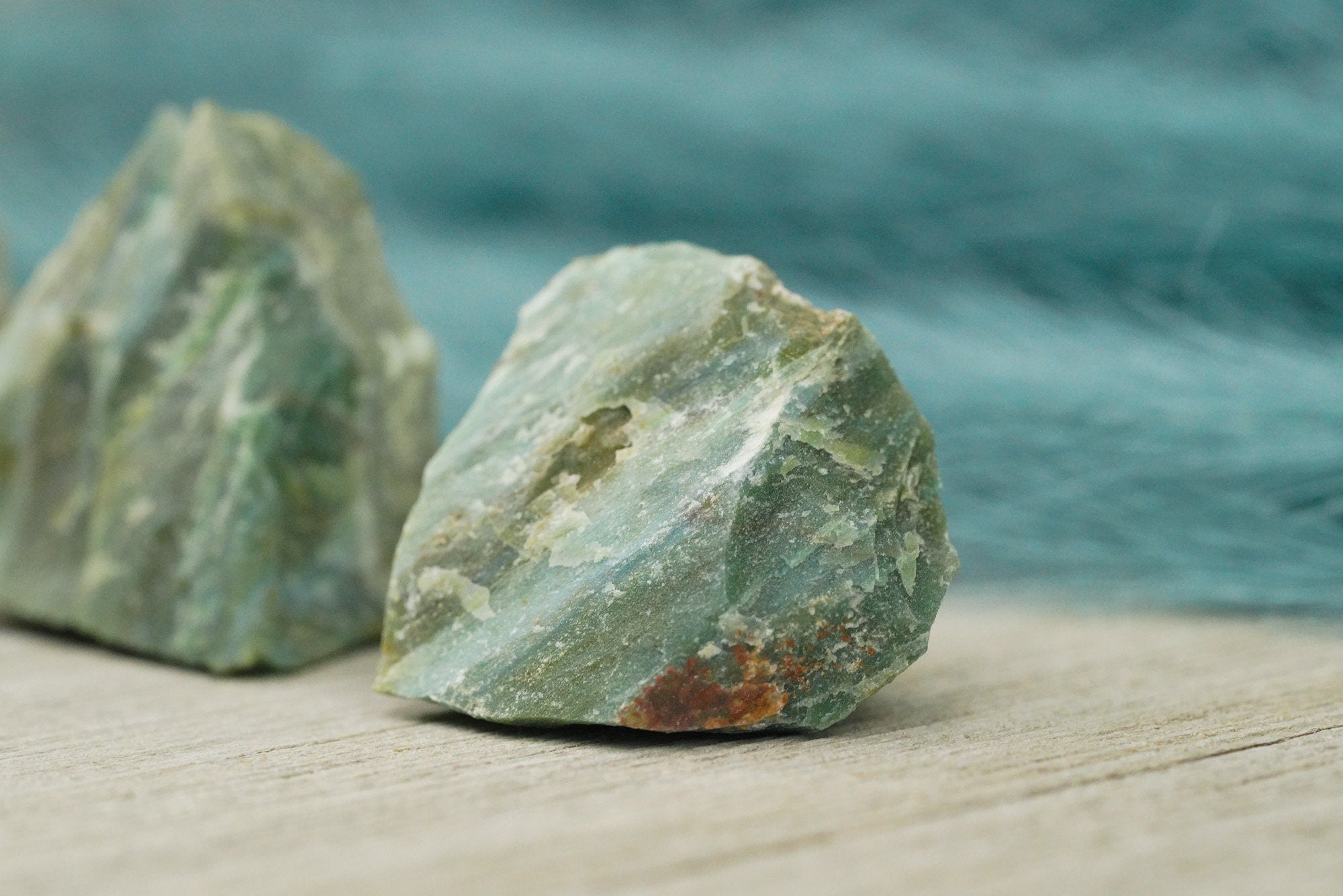 Raw Green Chrysoprase Rough Crystal