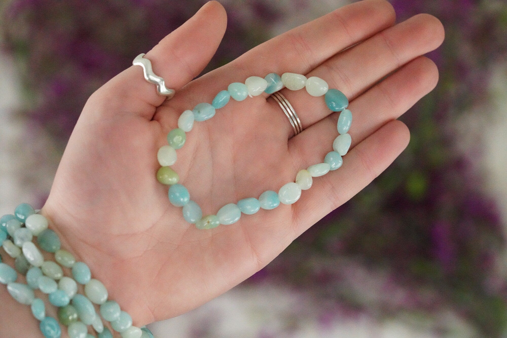 Amazonite Tumbled Stone Bracelet