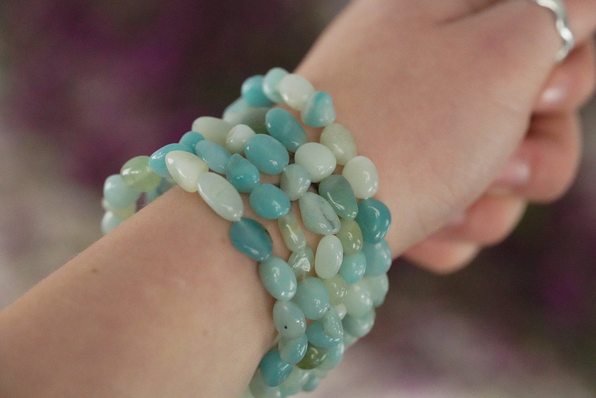 Amazonite Tumbled Stone Bracelet