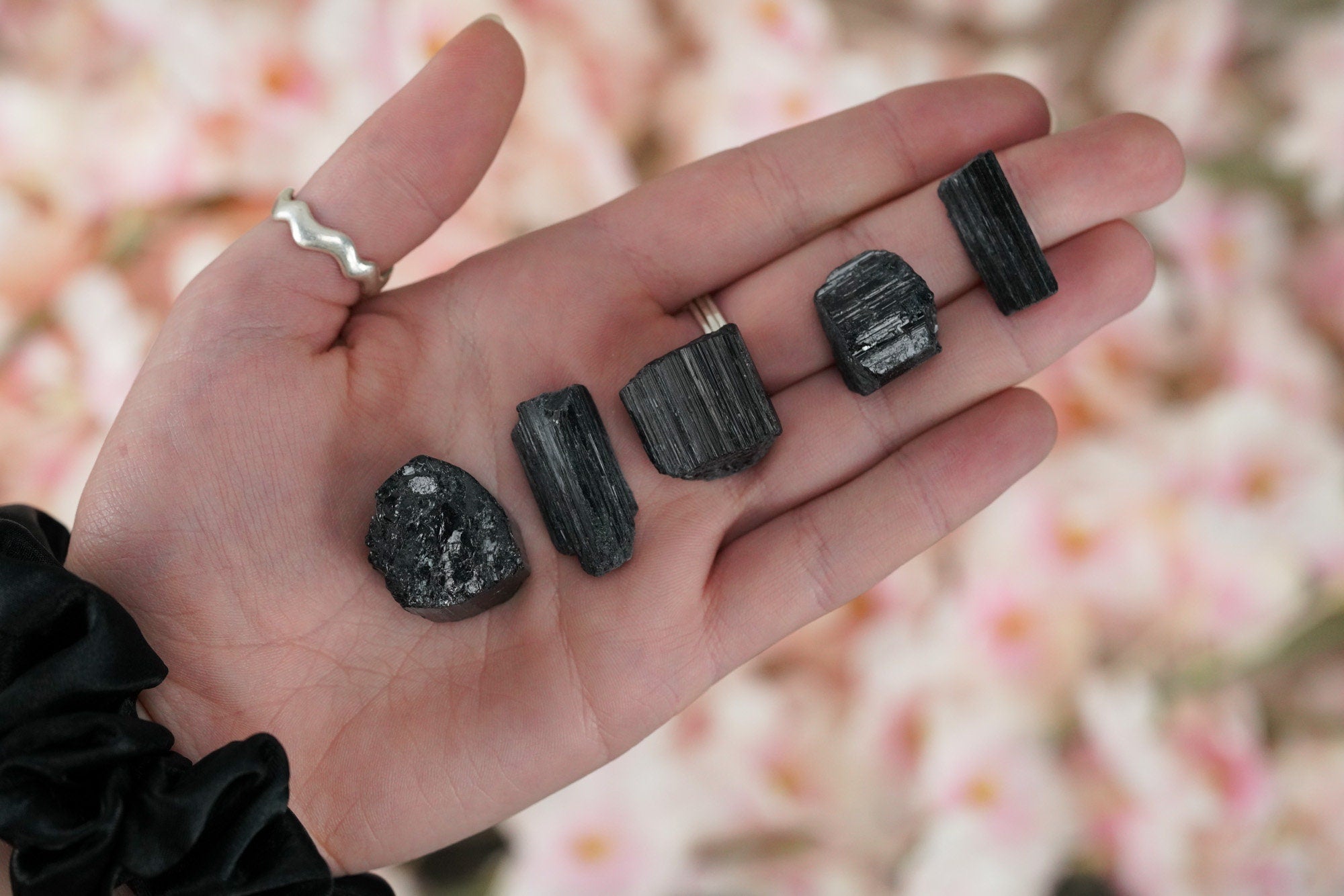 Raw Black Tourmaline Crystal Stone