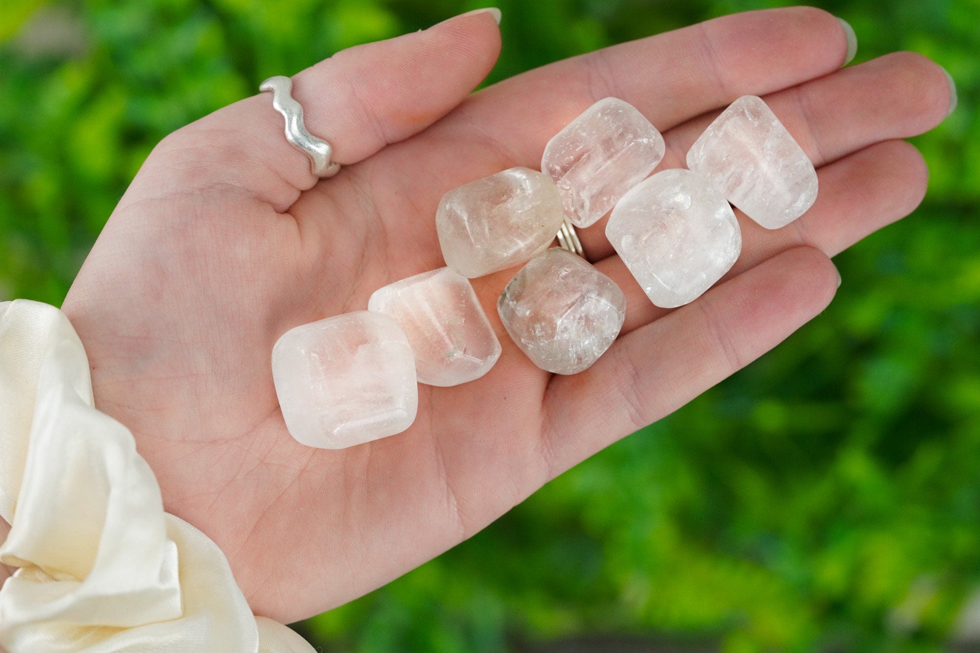 Tumbled Clear Quartz Polished Stone