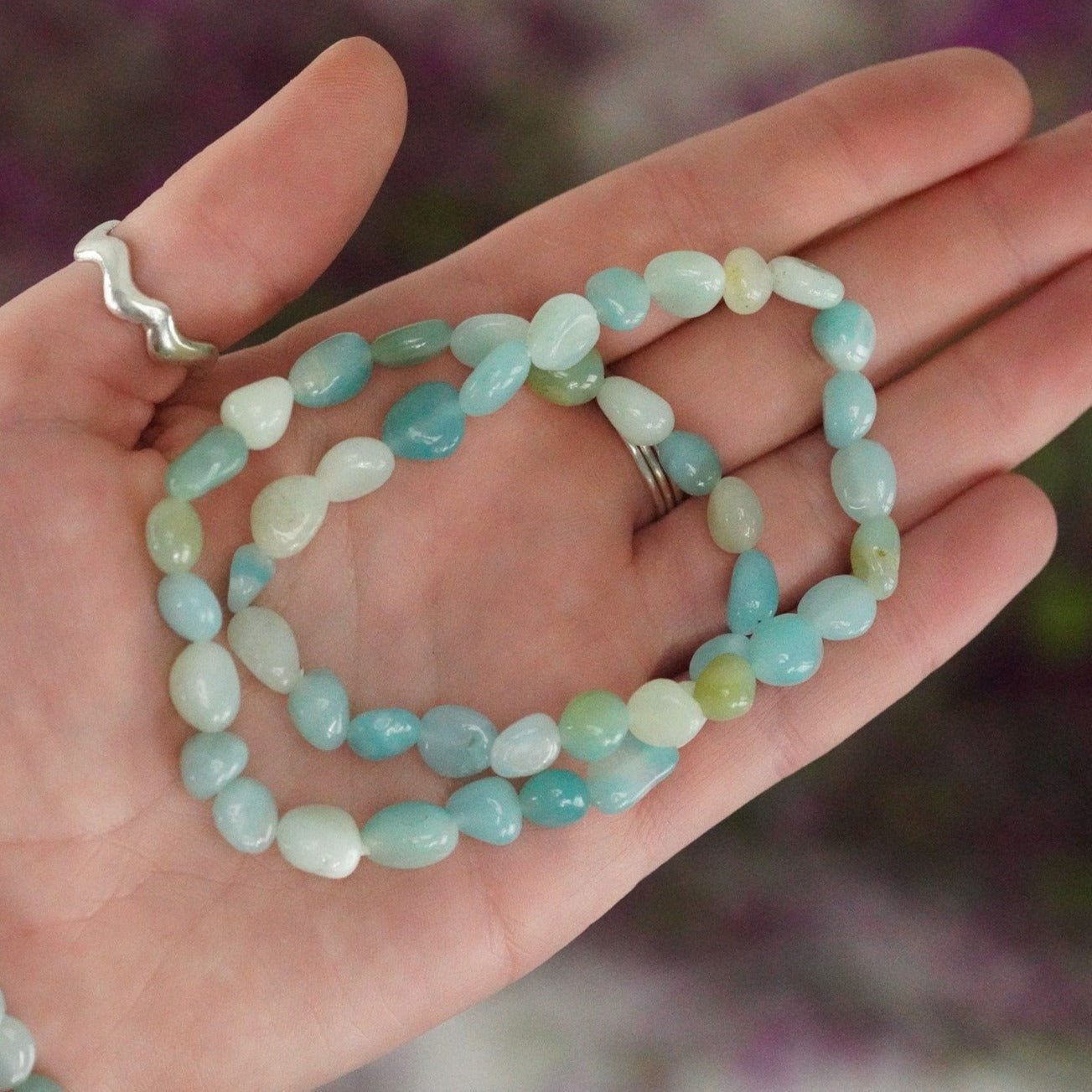 Amazonite Tumbled Stone Bracelet