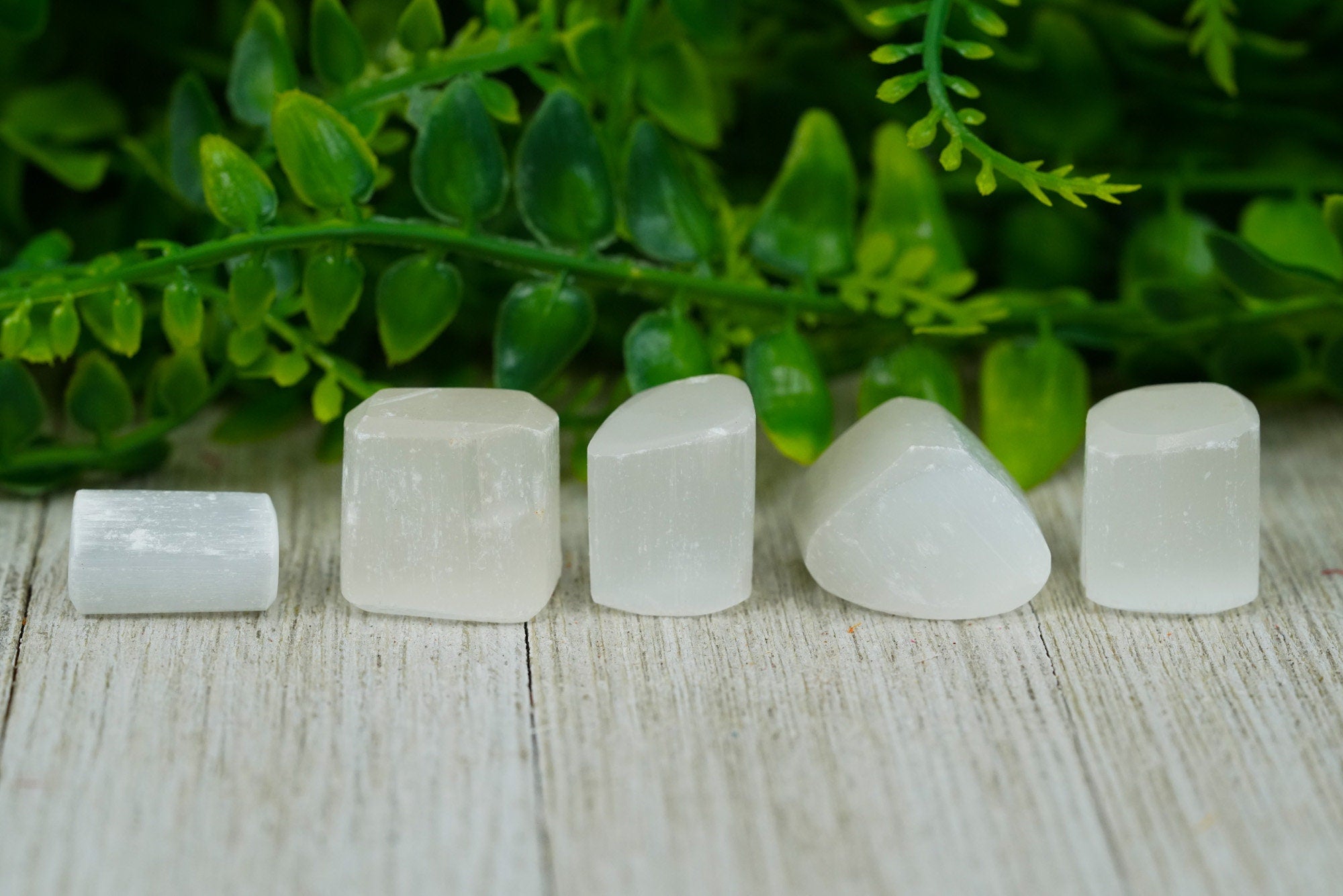 Tumbled Selenite Polished Stone