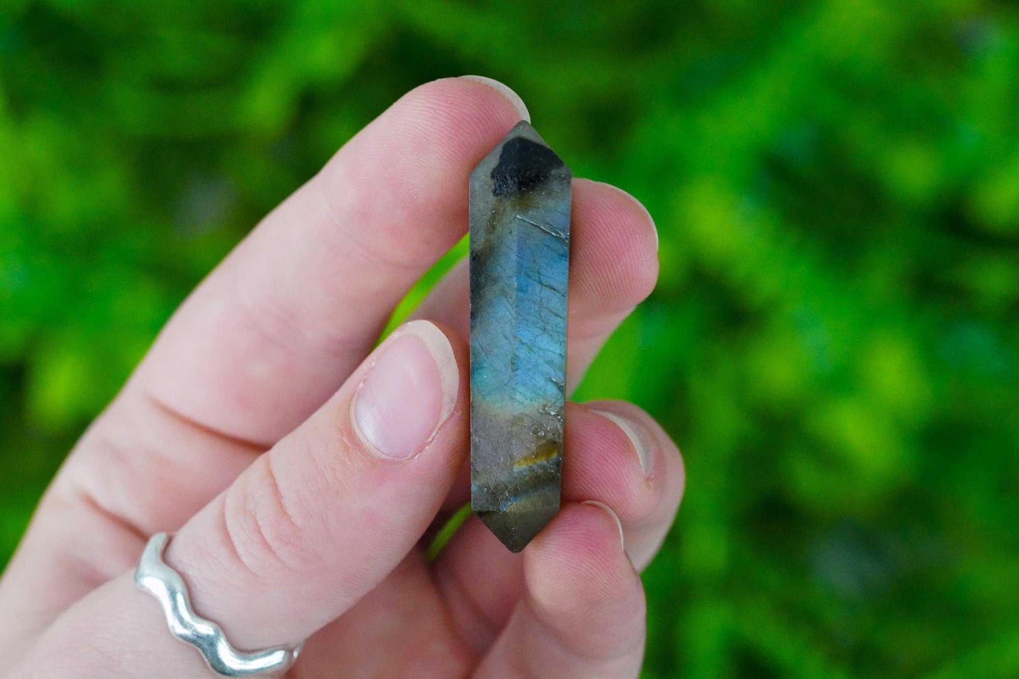 Labradorite Double Terminated Crystals