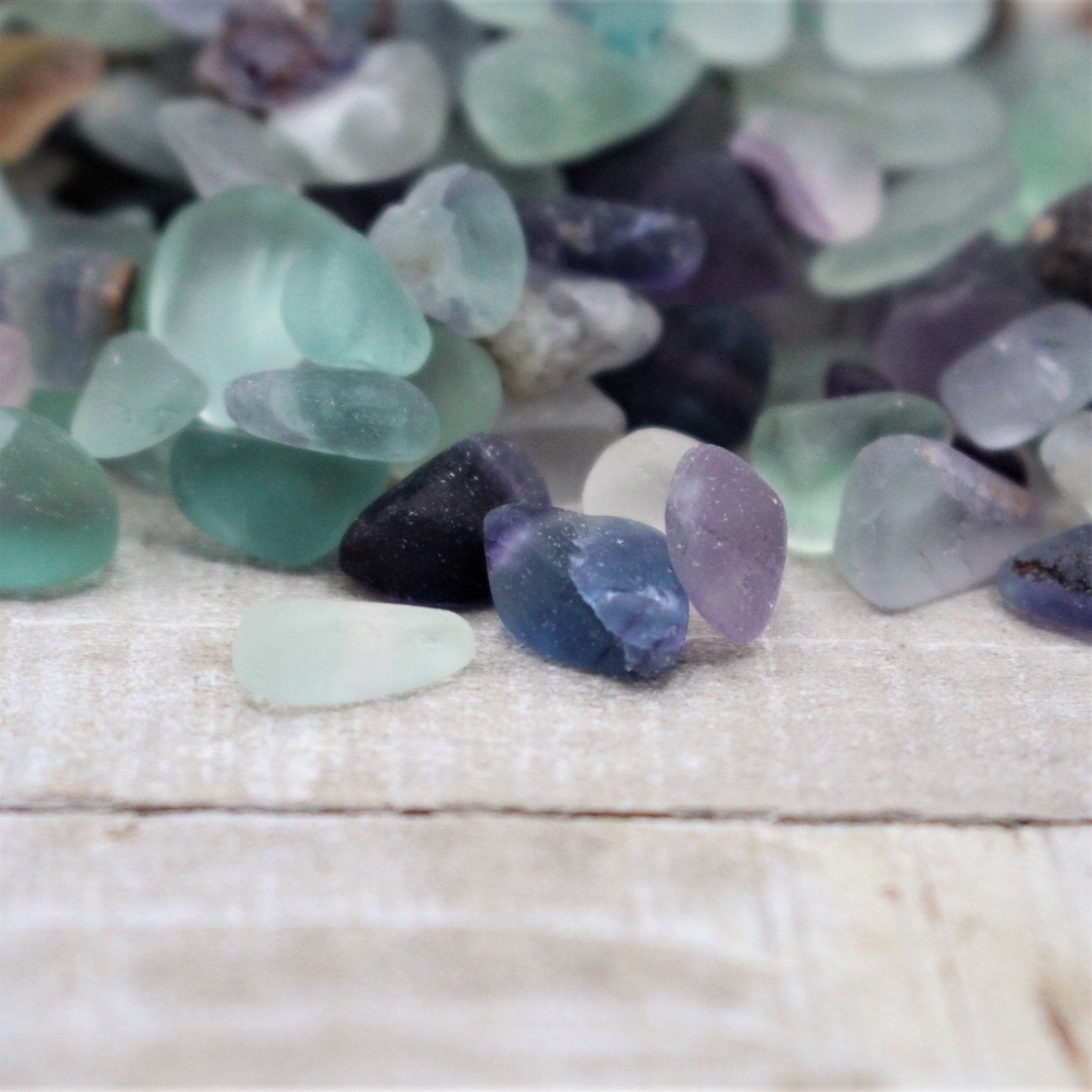 Rainbow Fluorite Tumbled Crystal Chips