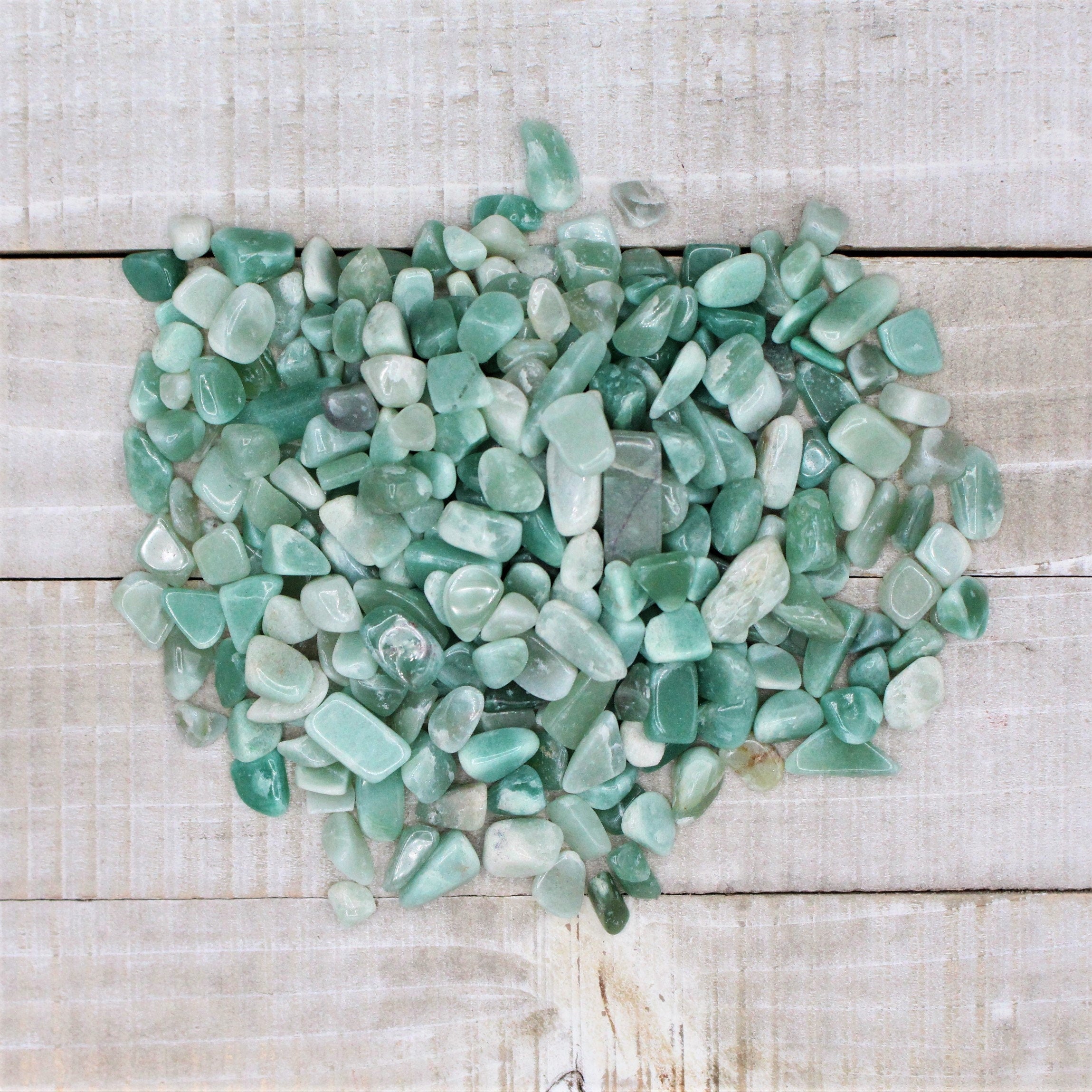 Green Aventurine Tumbled Crystal Chips