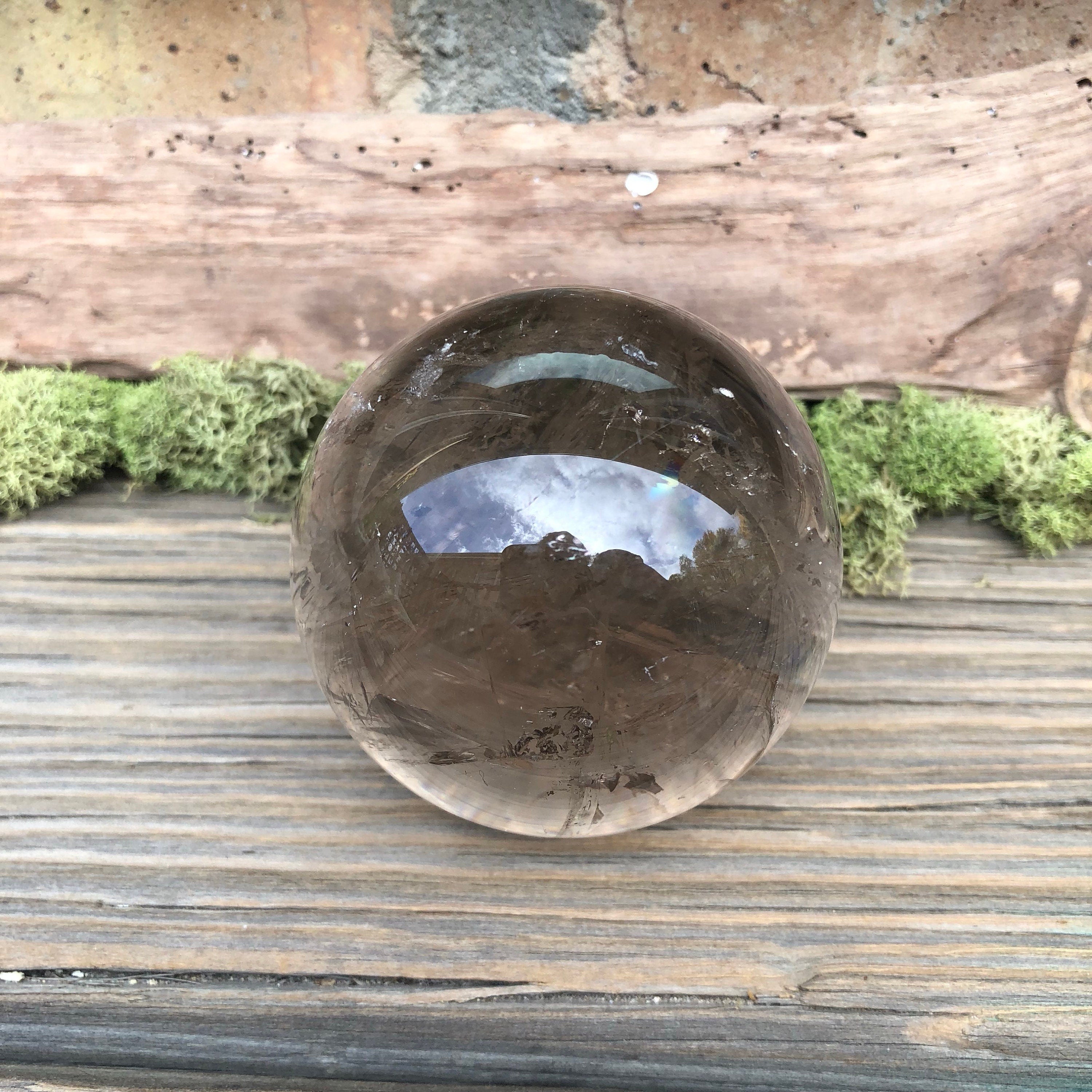 Smoky Quartz Crystal Ball 60mm