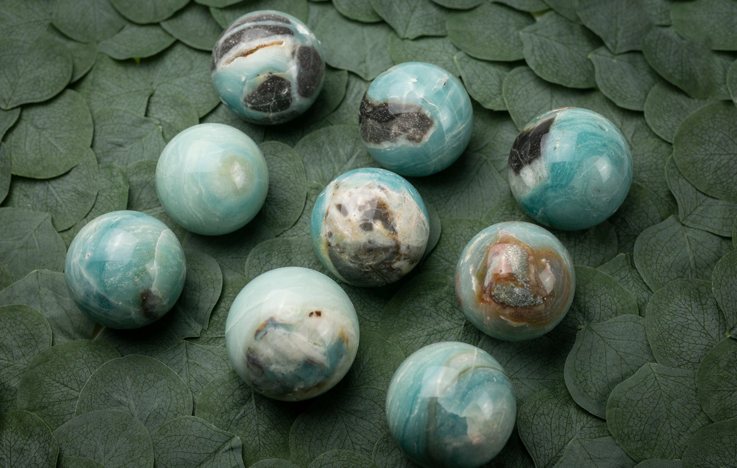 Amazonite Stone Crystal Ball