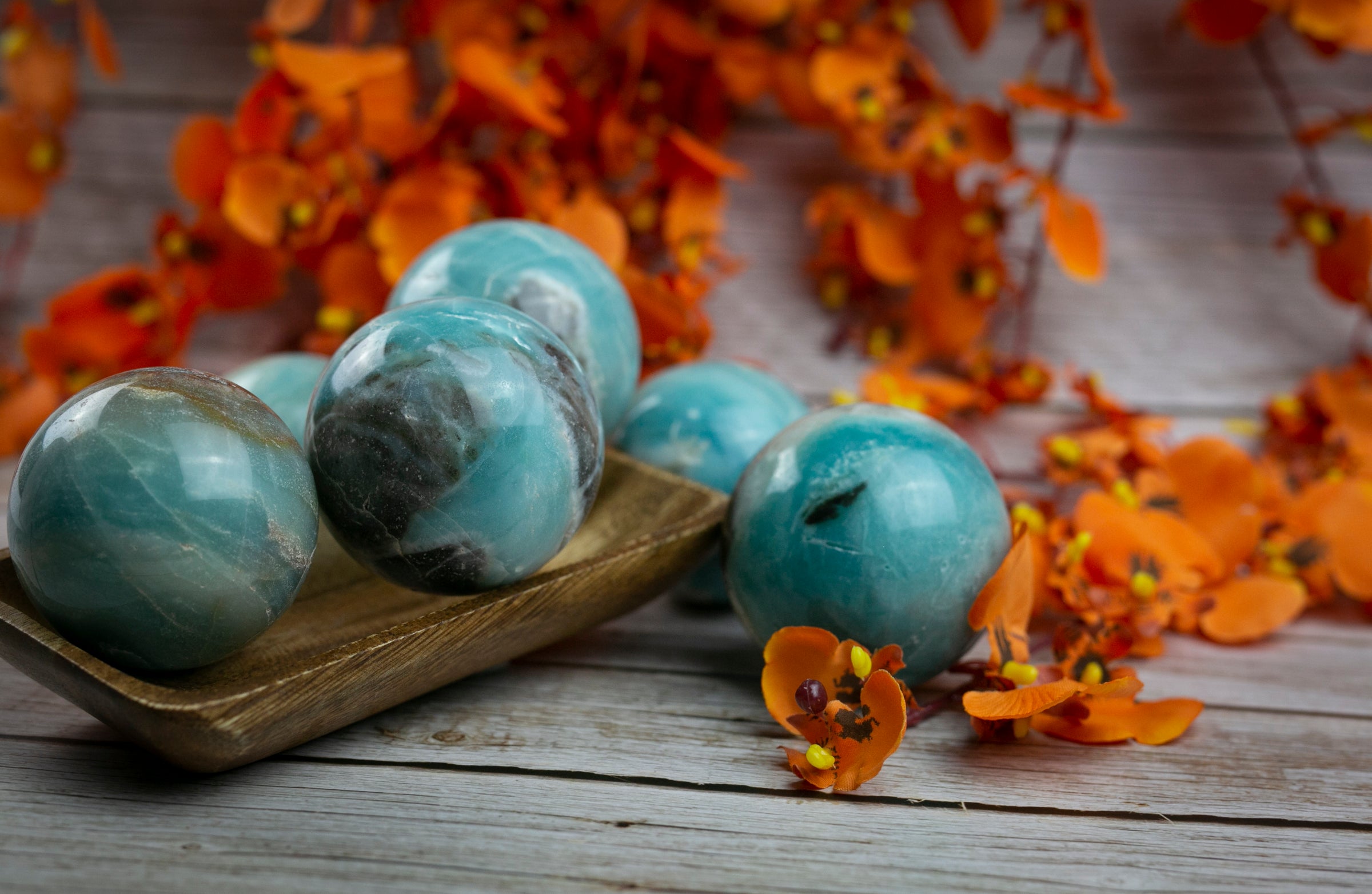 Amazonite Stone Crystal Ball