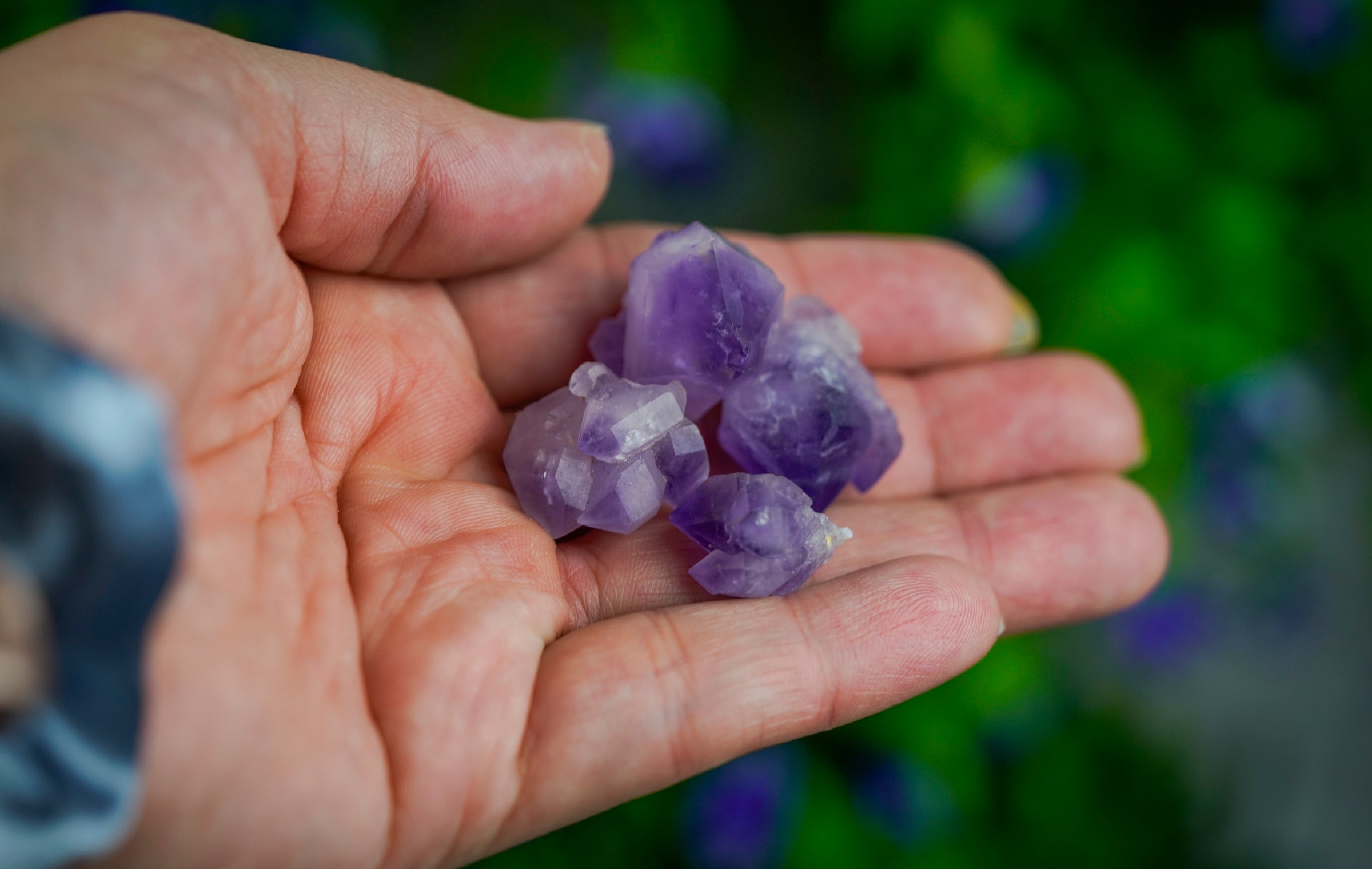 Raw Amethyst Cluster Points