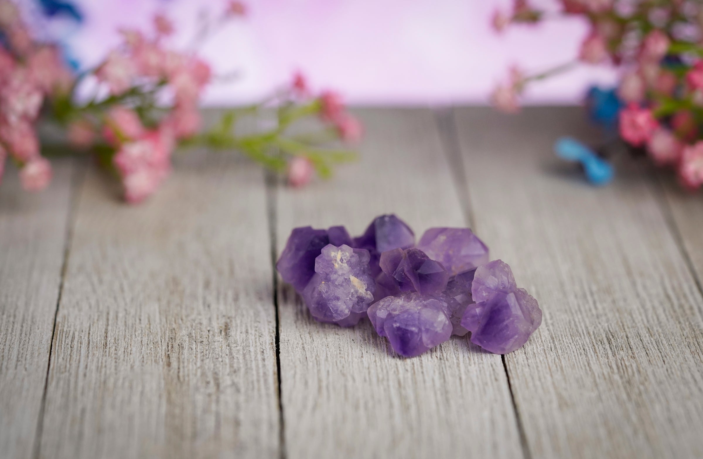 Raw Amethyst Cluster Points