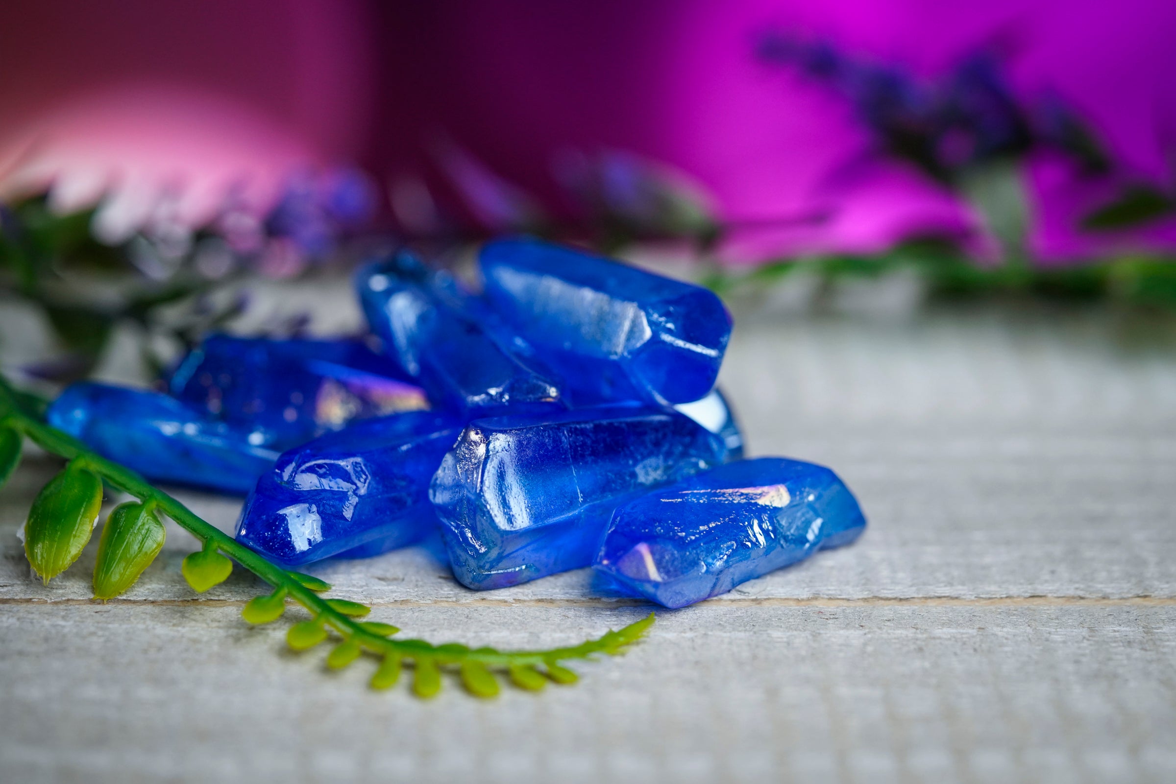 Aura Quartz Blue Crystal point