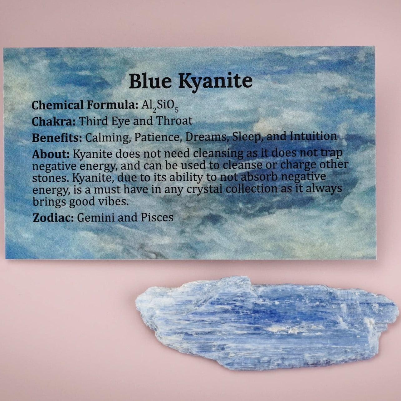 Blue Kyanite Raw Crystal Blades