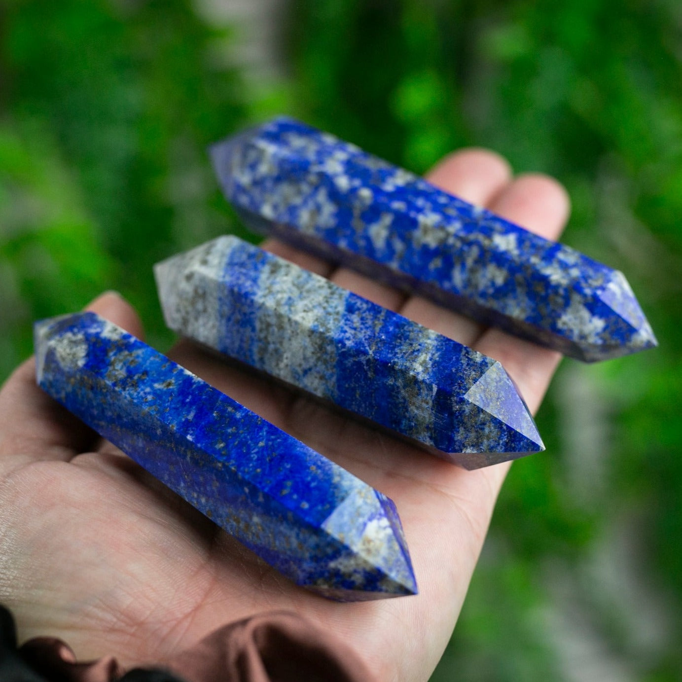 Lapis Lazuli Point Double Terminated