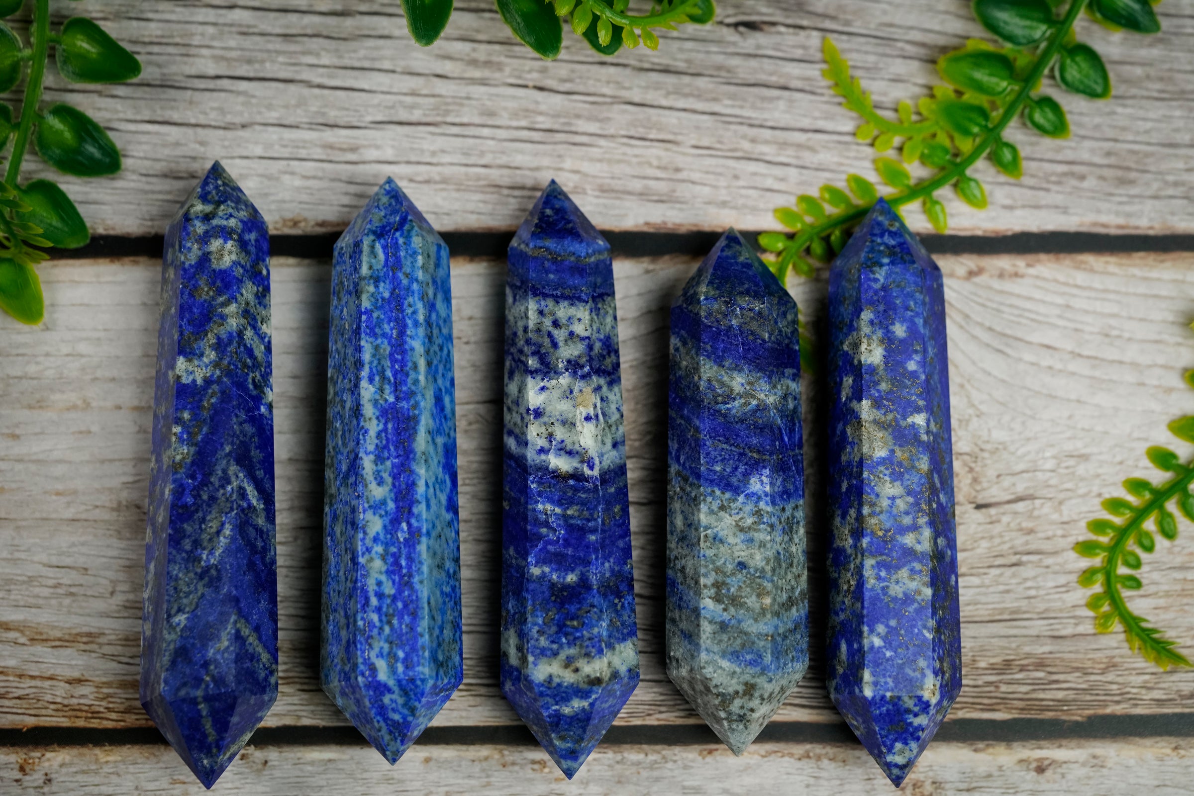 Lapis Lazuli Point Double Terminated