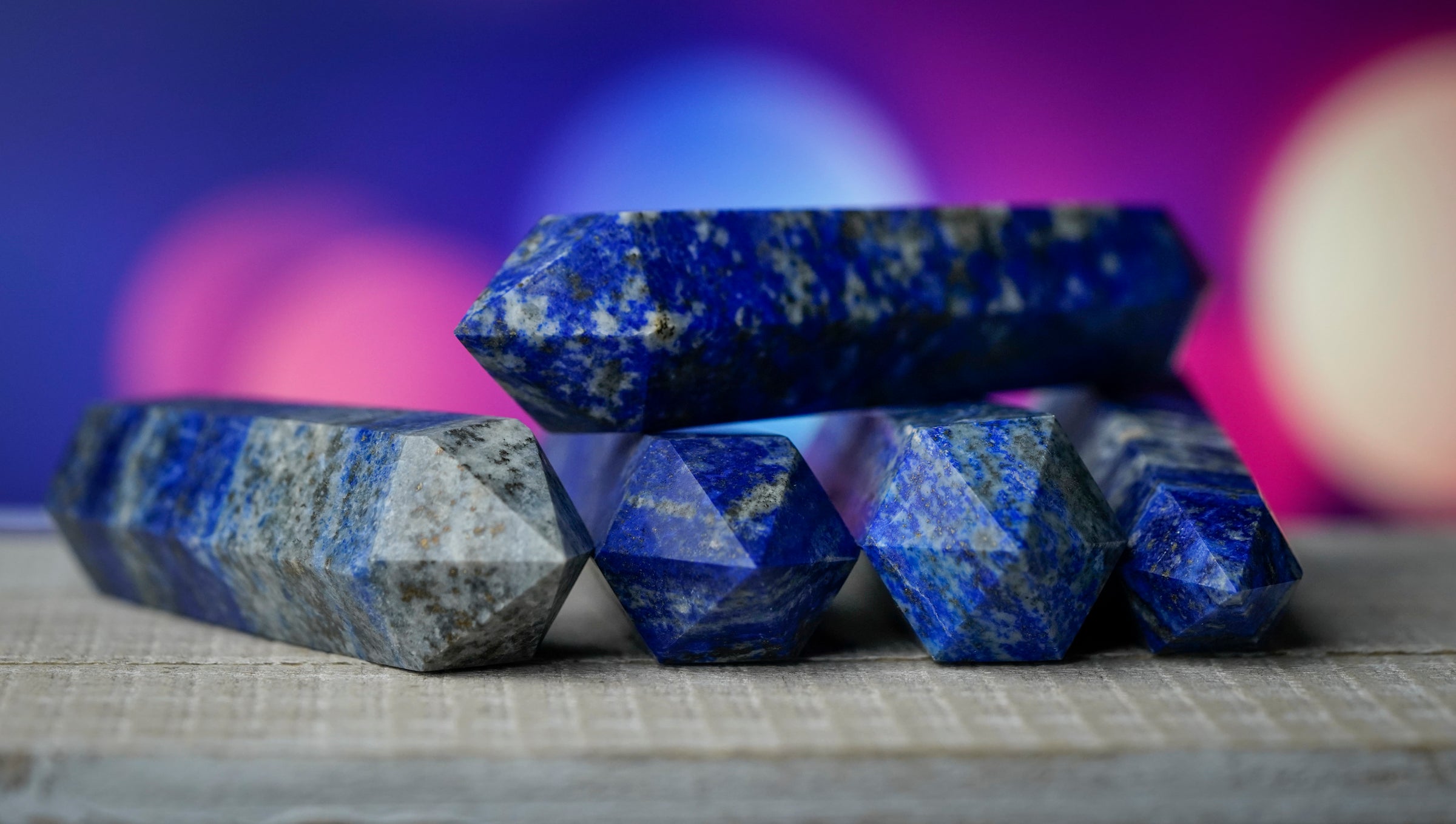 Lapis Lazuli Point Double Terminated