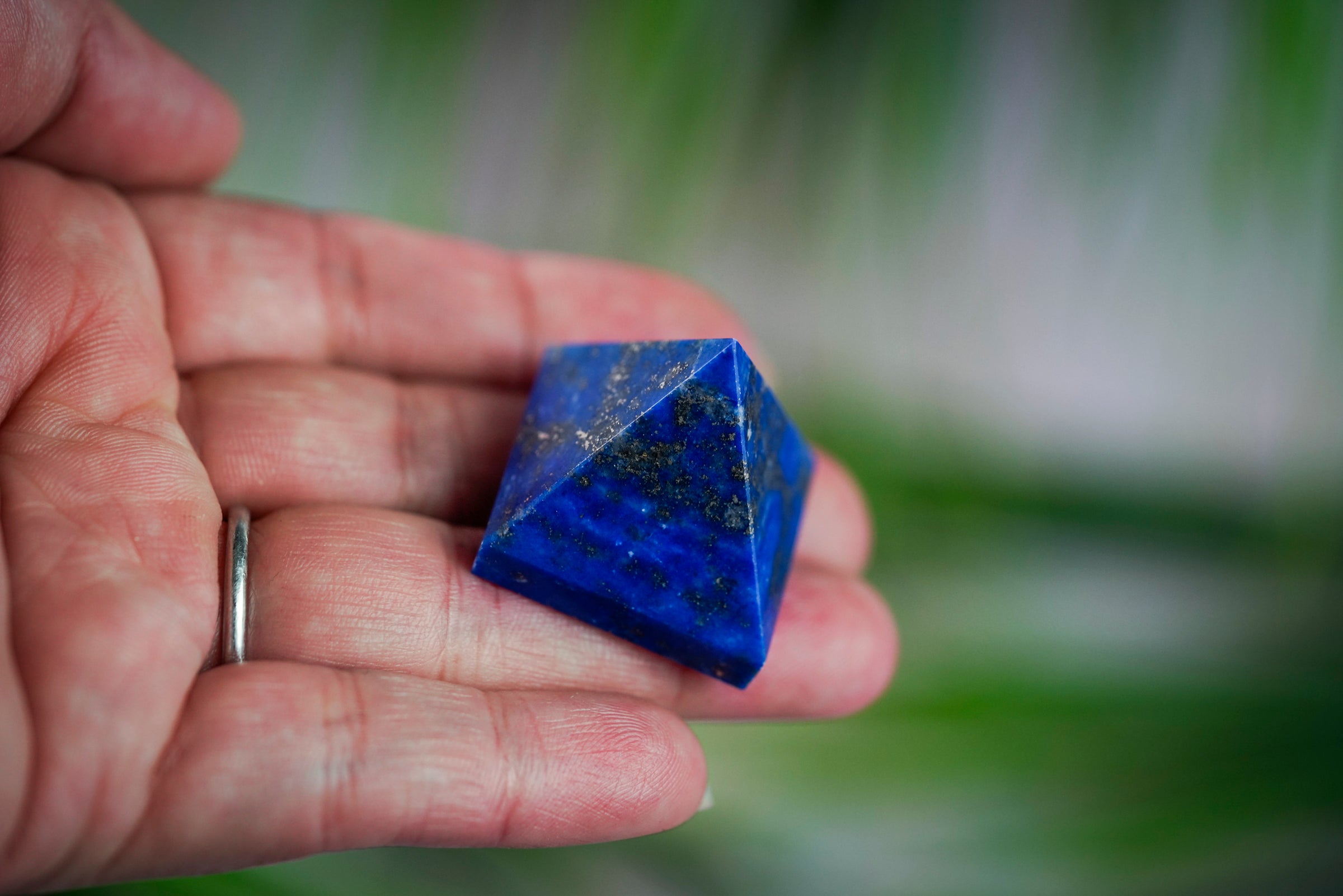 Lapis Lazuli Crystal Pyramid