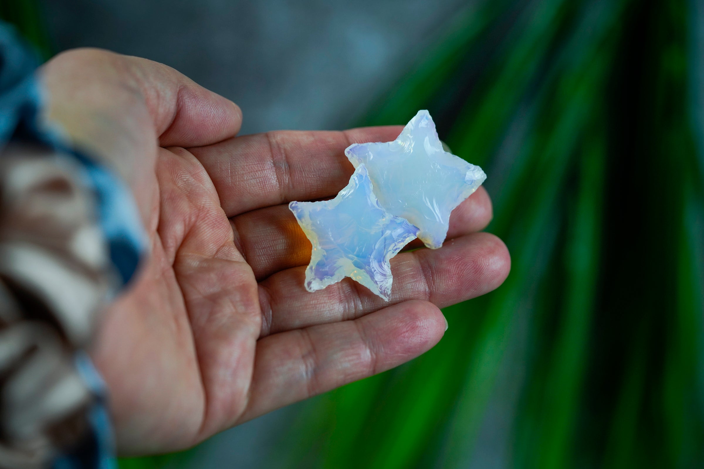 Opalite Crystal Star