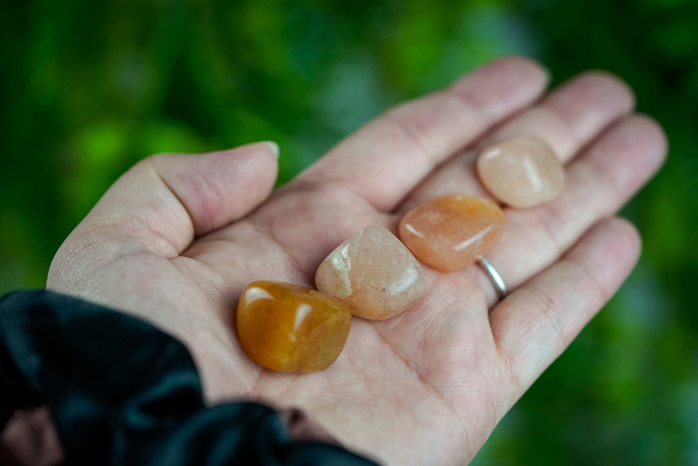 Tumbled Orange Aventurine Polished Stone