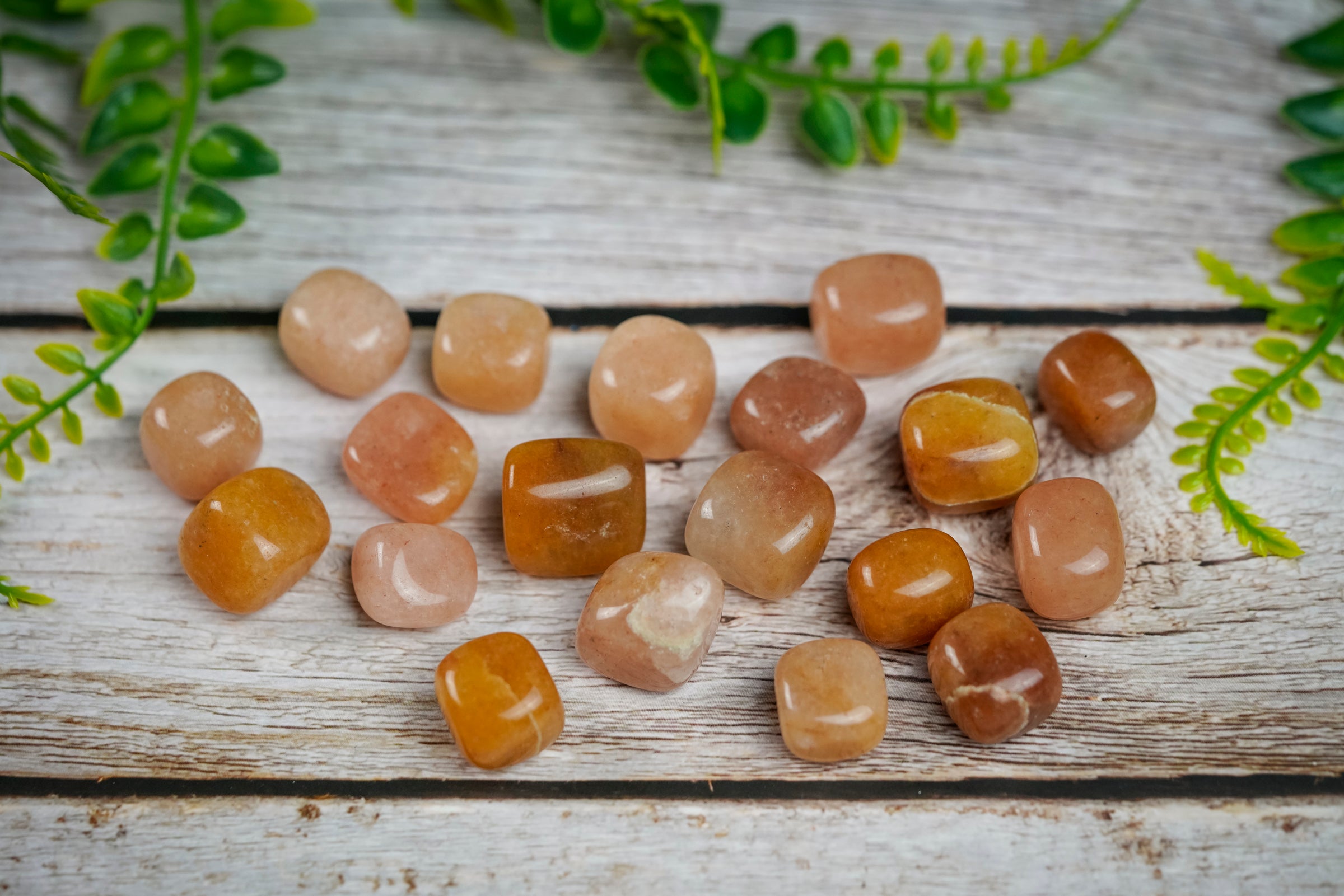 Tumbled Orange Aventurine Polished Stone