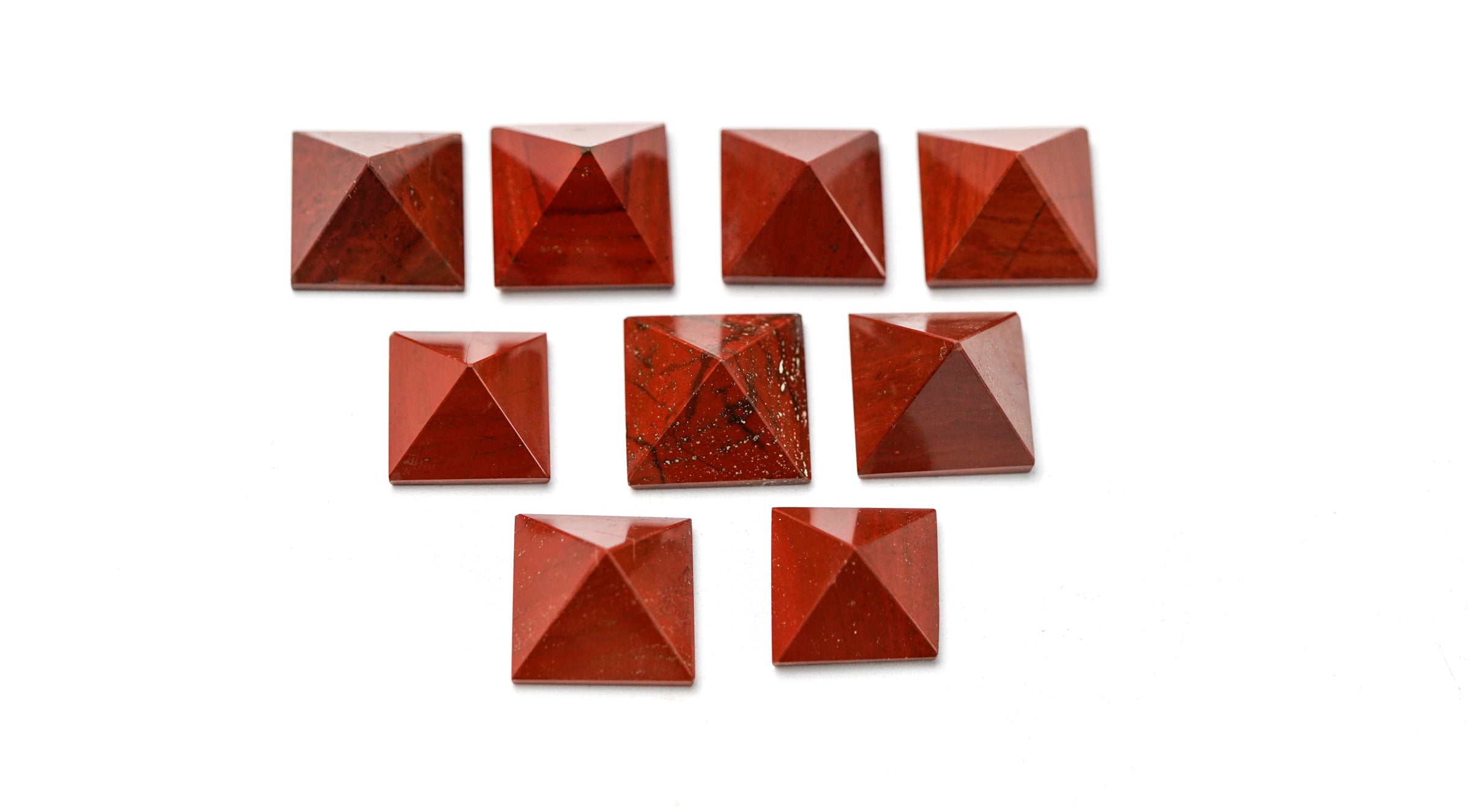 Red Jasper Crystal Pyramid