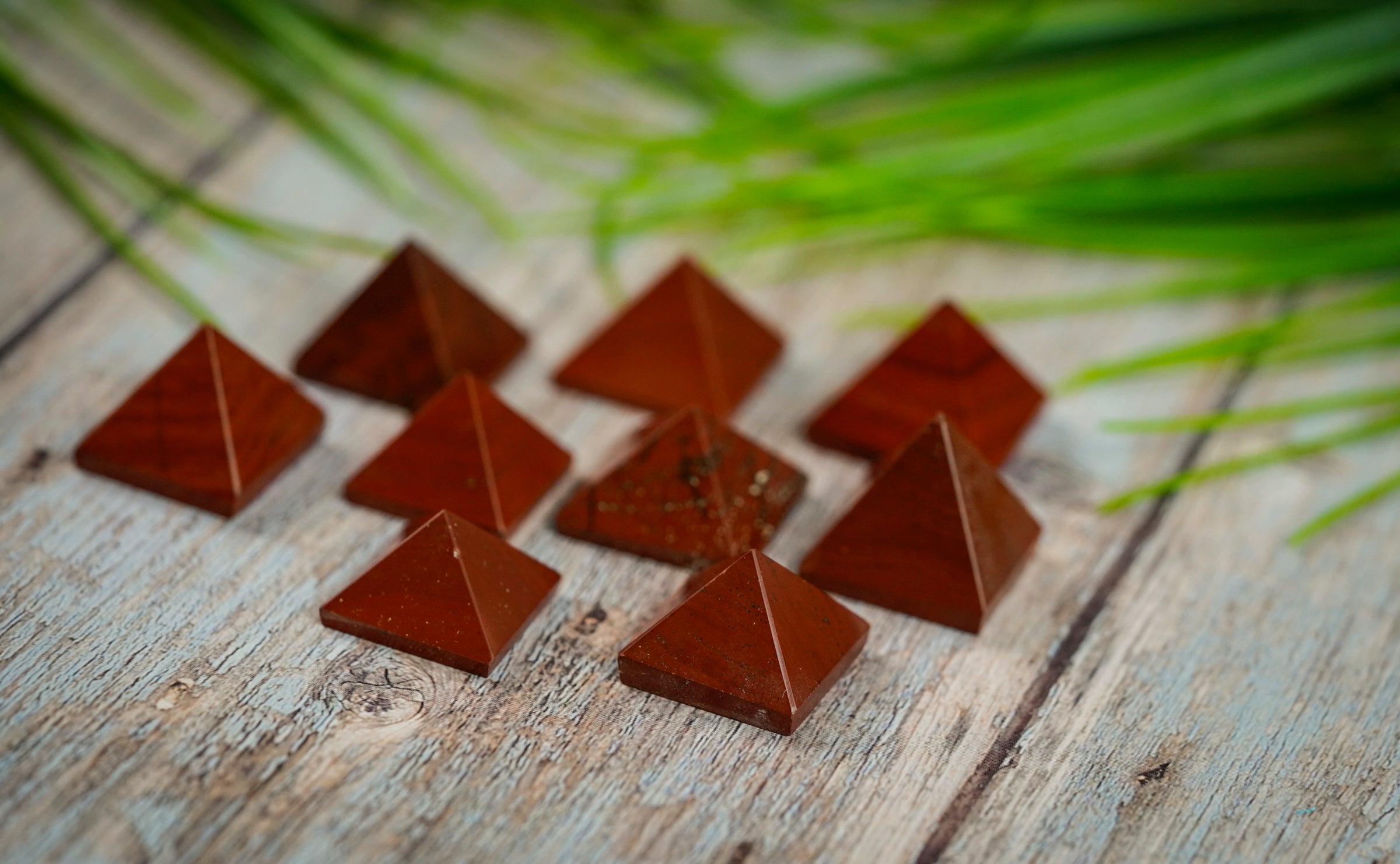 Red Jasper Crystal Pyramid