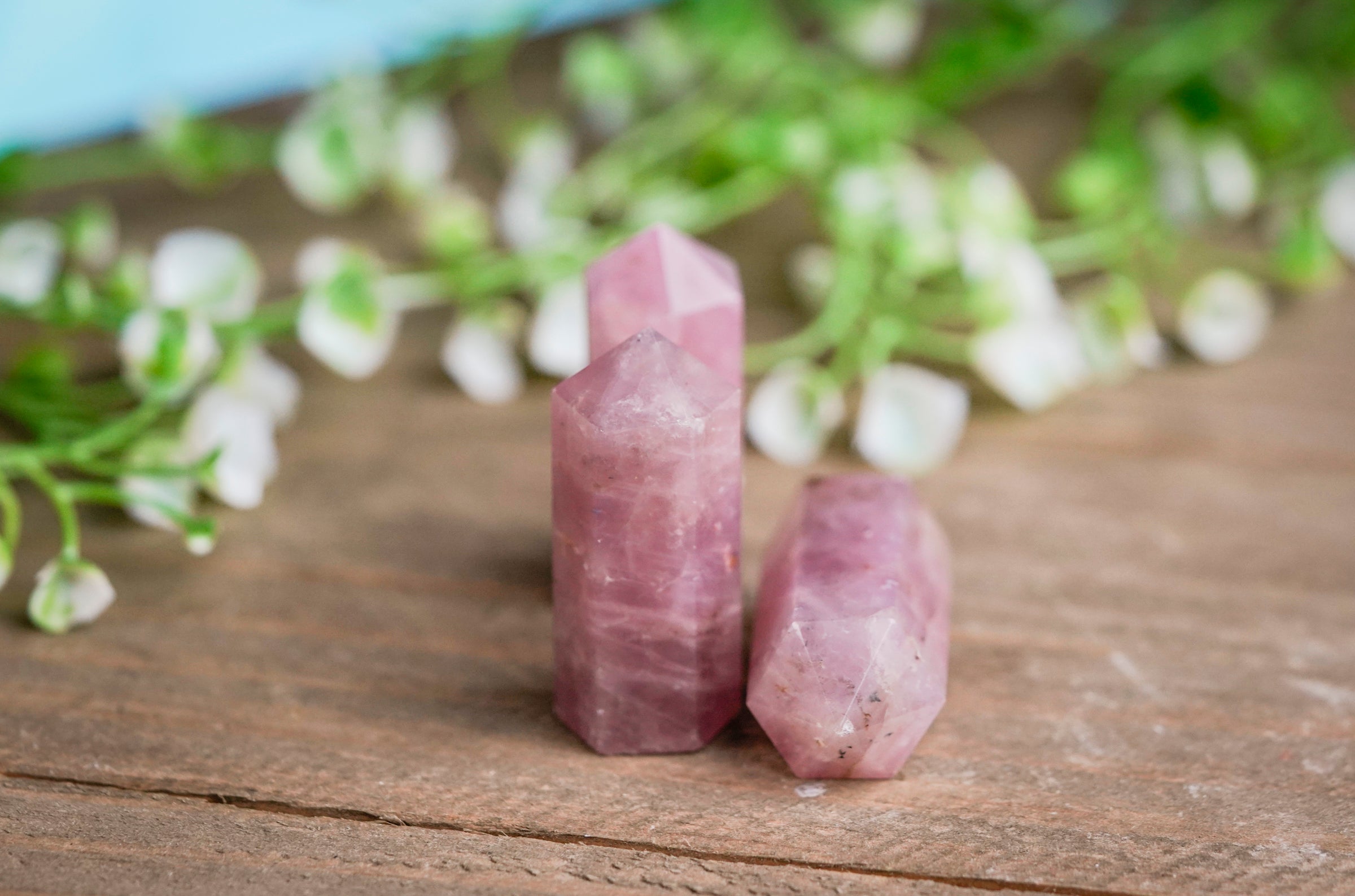 Rose Quartz Crystal Point