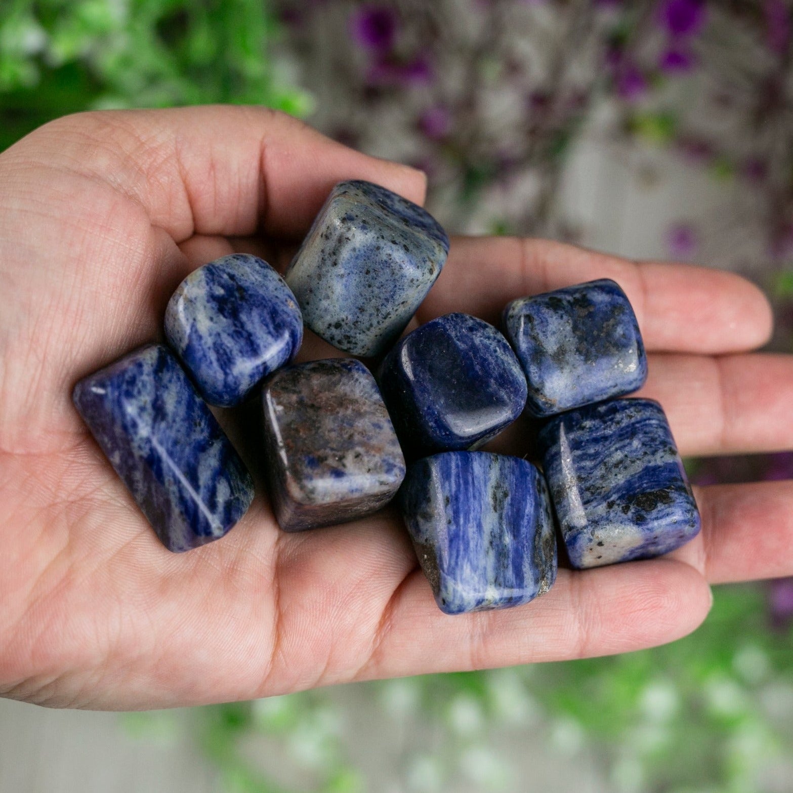 Tumbled Sodalite Polished Stone