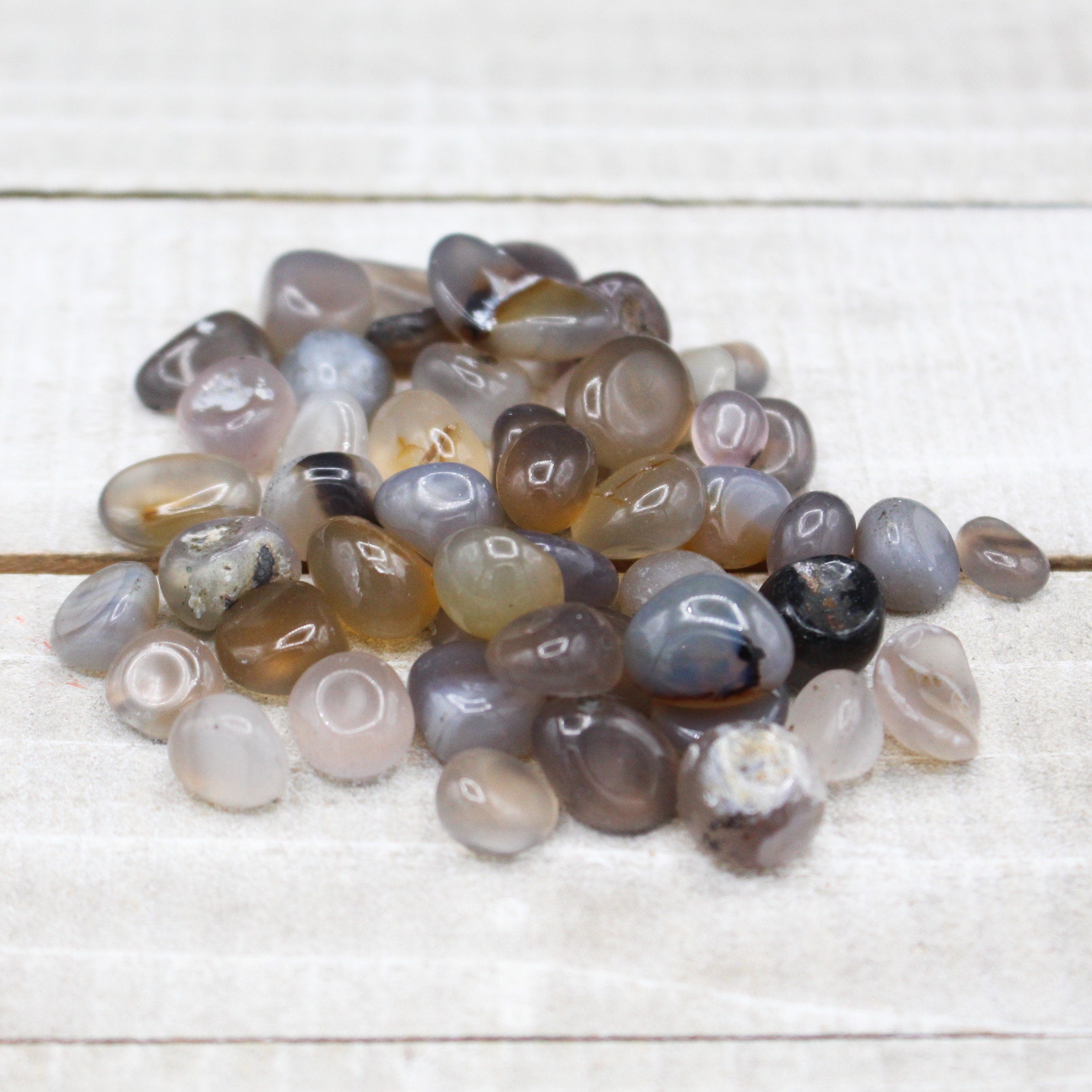 Botswana Agate Stone Tumbled Crystal Chips