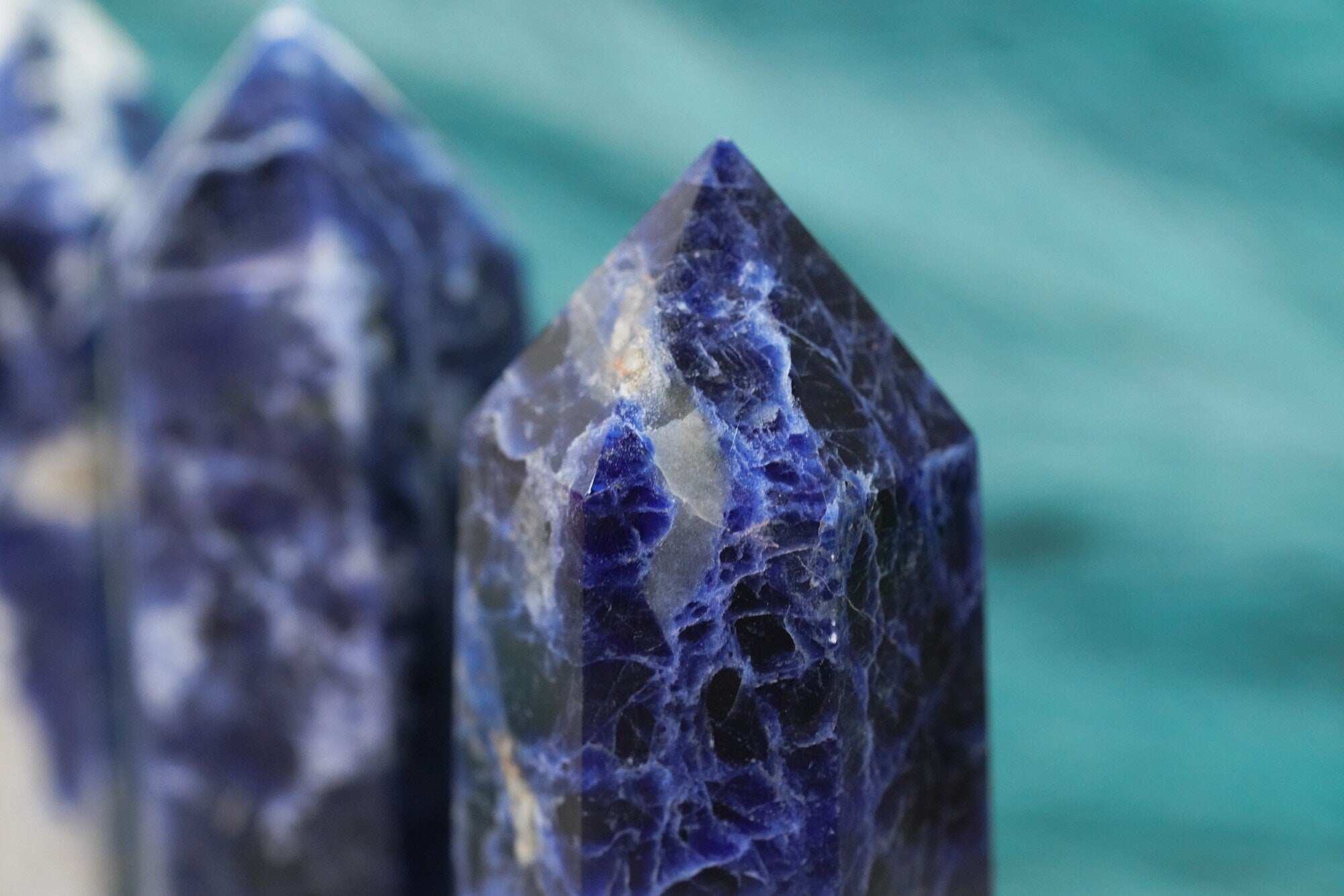 Large Sodalite Crystal Tower