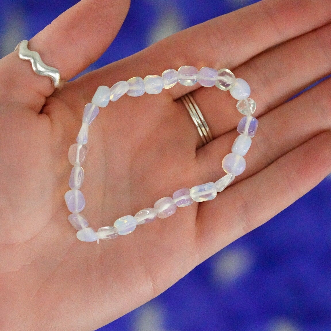 Opalite Tumbled Stone Bracelet