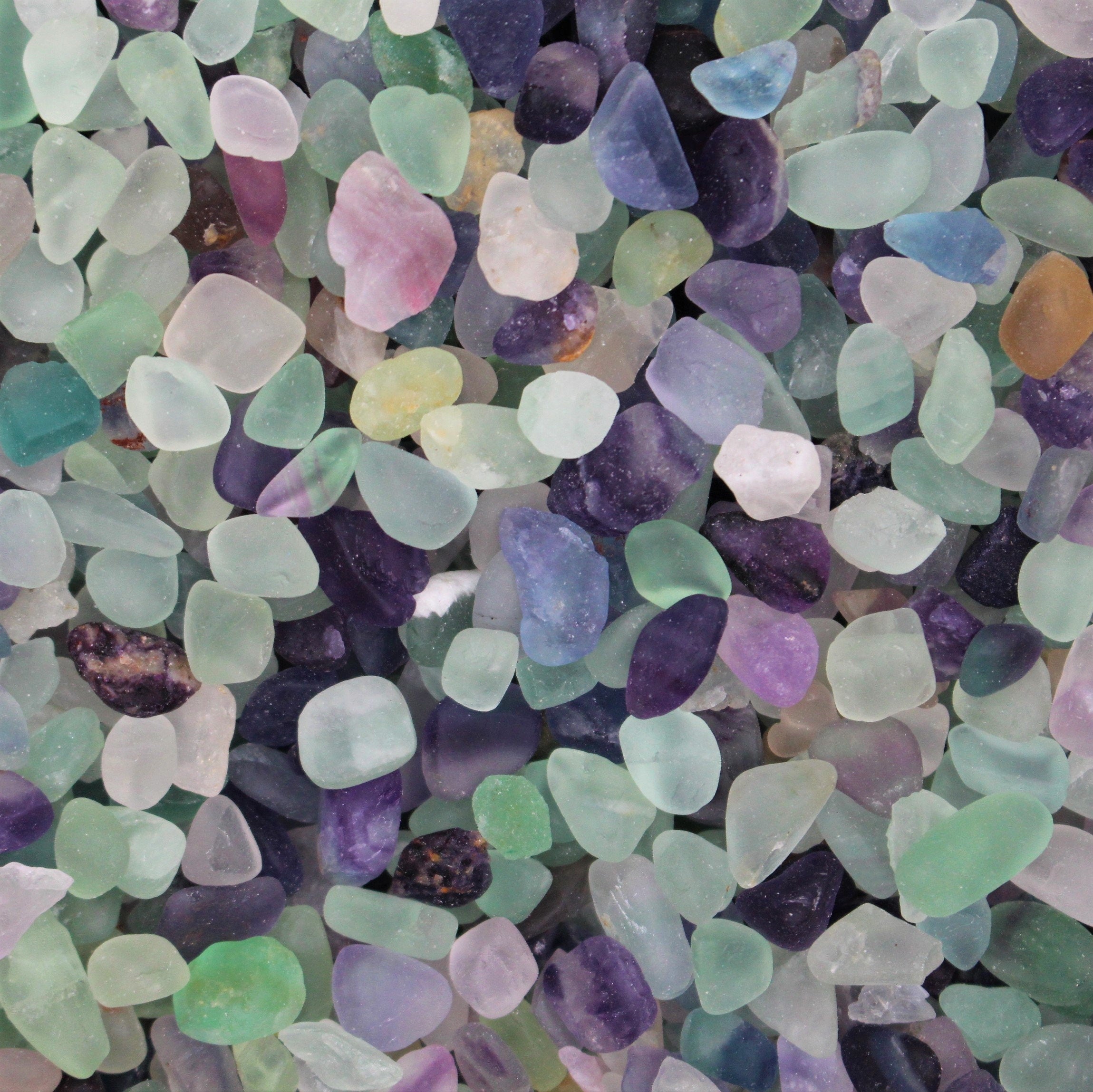 Rainbow Fluorite Tumbled Crystal Chips