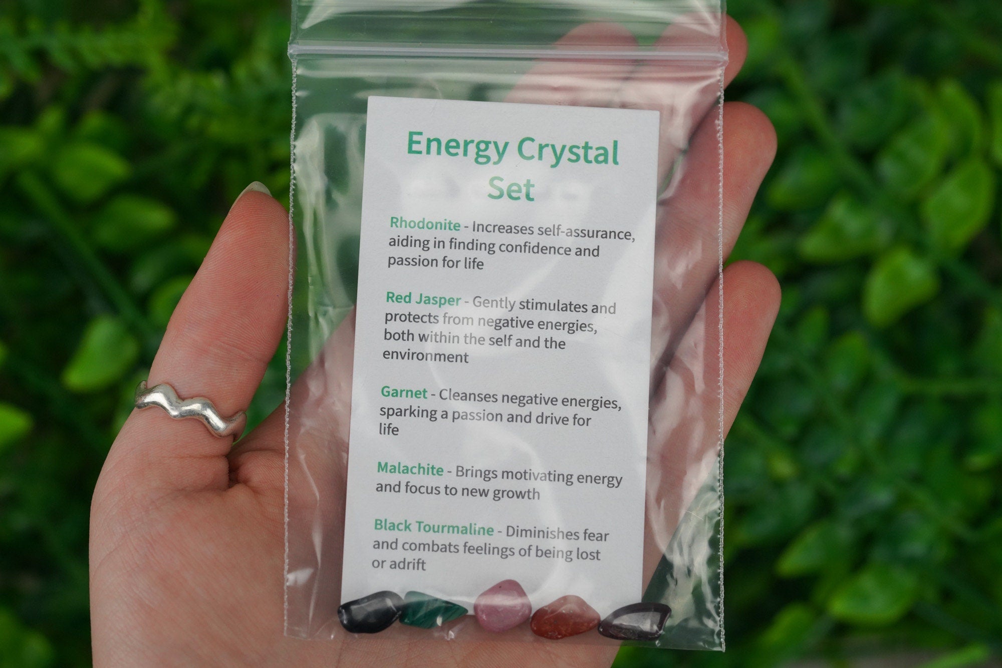 Energy Tumbled Chip Crystal Set