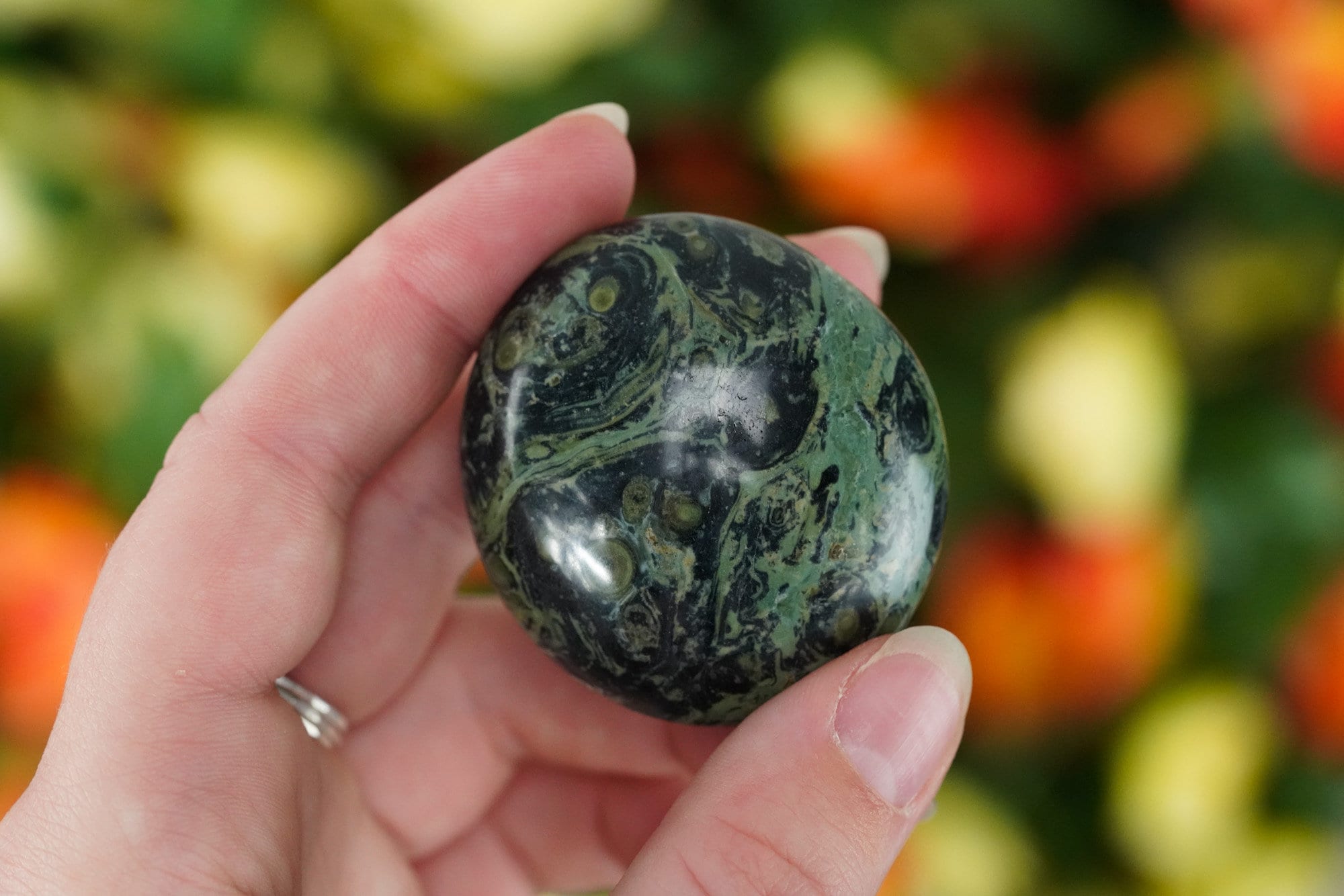 Kambaba Jasper Palm Stone