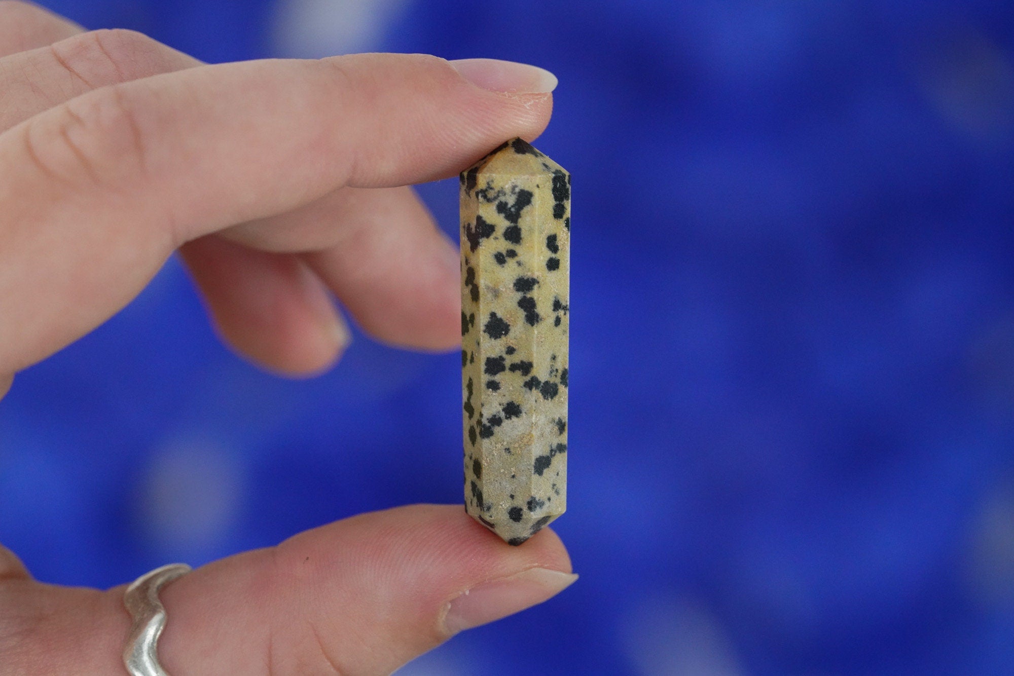 Dalmatian Jasper Double Terminated Crystals