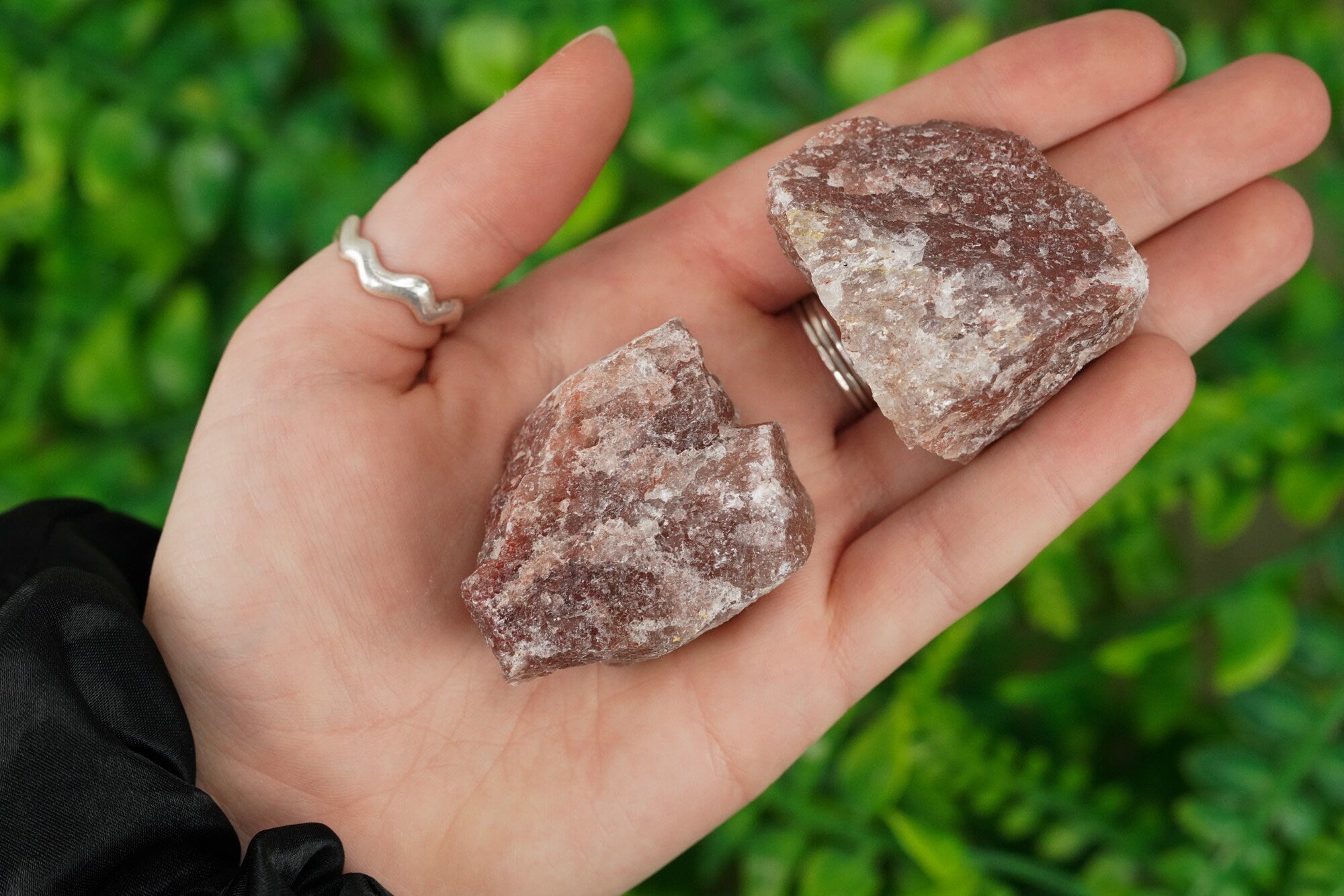 Raw Strawberry Quartz Rough Crystal